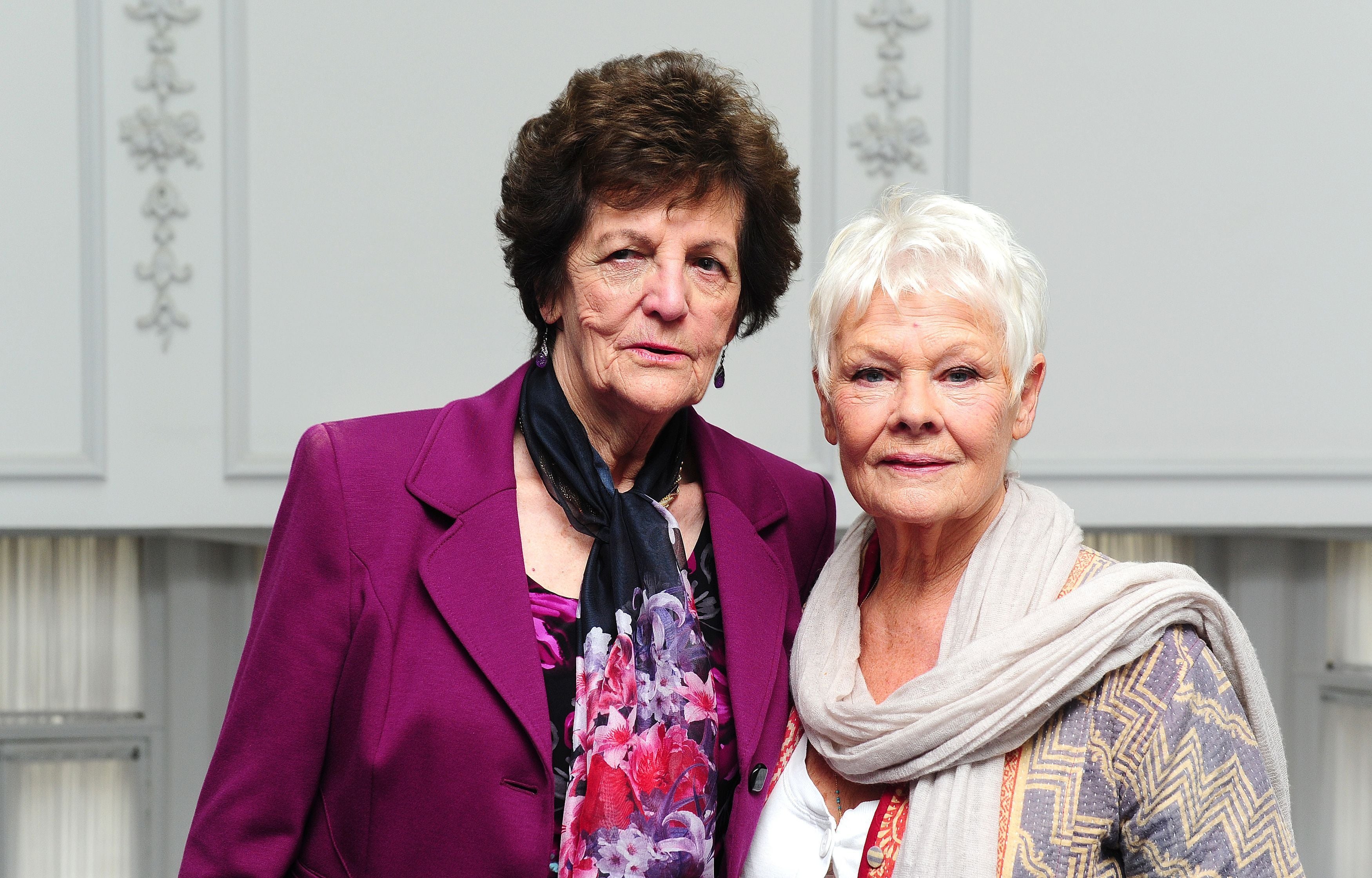 Philomena Lee, left, and Dame Judi Dench at Claridge’s Hotel in London (Ian West/PA)