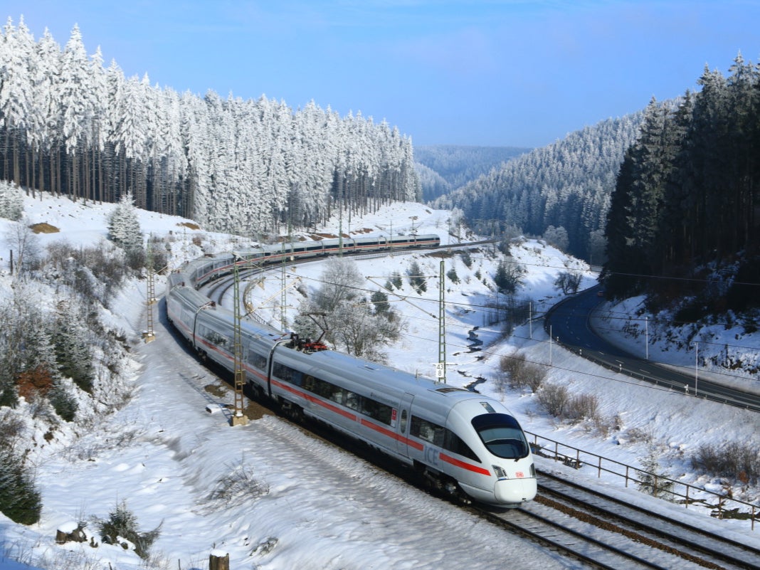 Catching the train to the mountains makes for a scenic journey