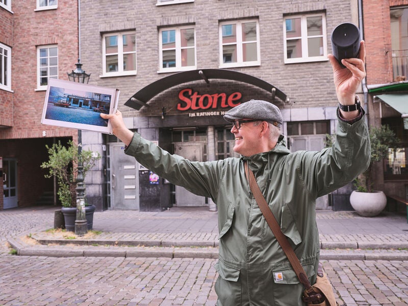 Musicologist Michael Wenzel giving a The Sound of Dusseldorf tour