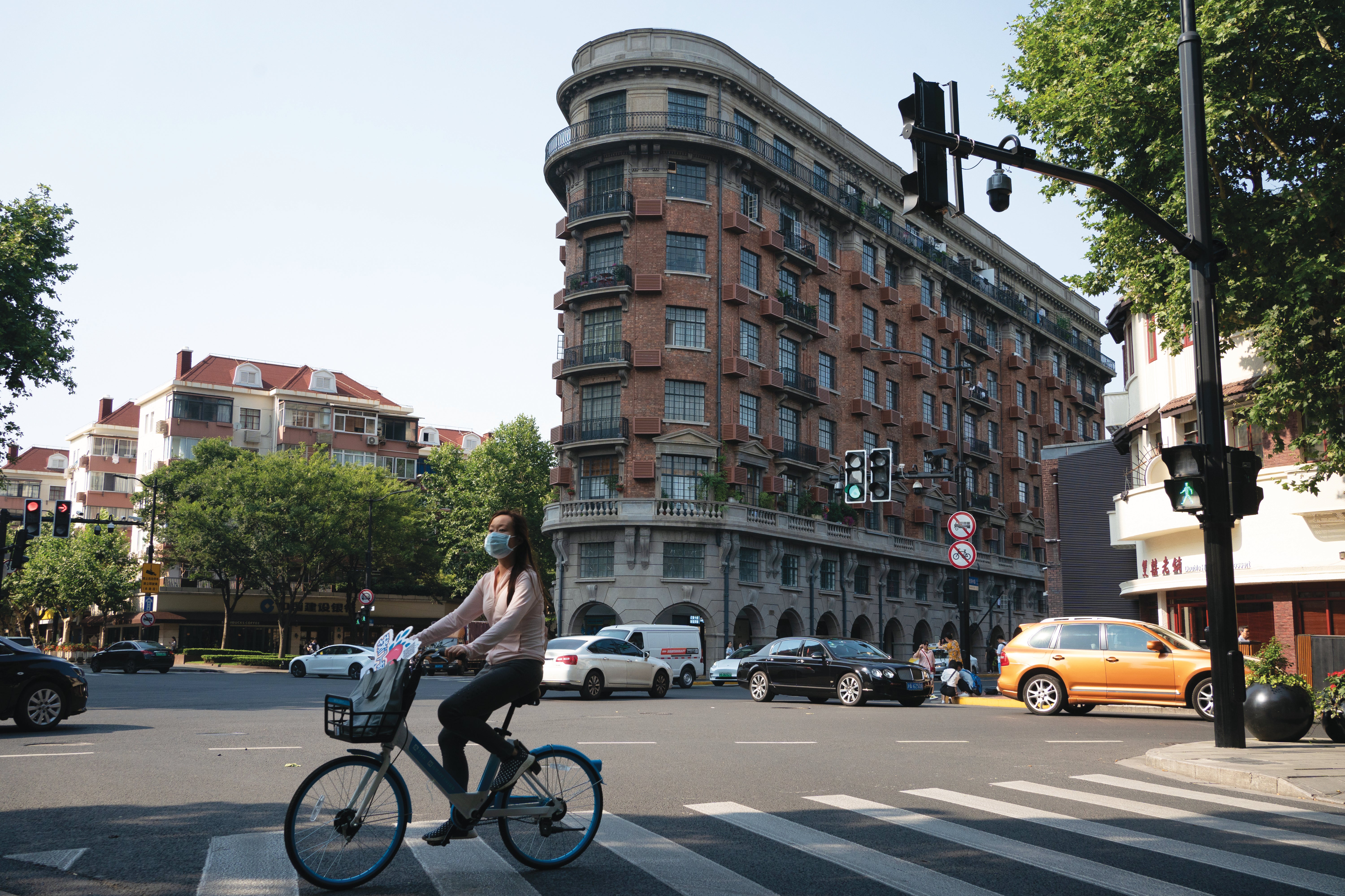 The iconic Wukang Mansion is one of the most celebrated historical buildings in the former French concession area in Shanghai