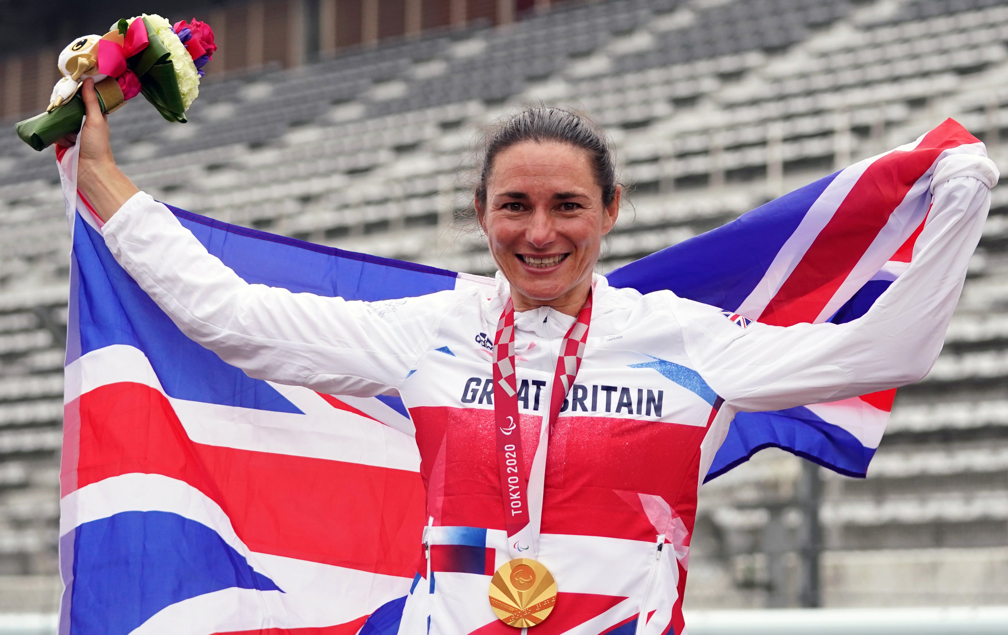 Dame Sarah Storey won a record 17th Paralympic gold medal in Tokyo this year (Tim Goode/PA)