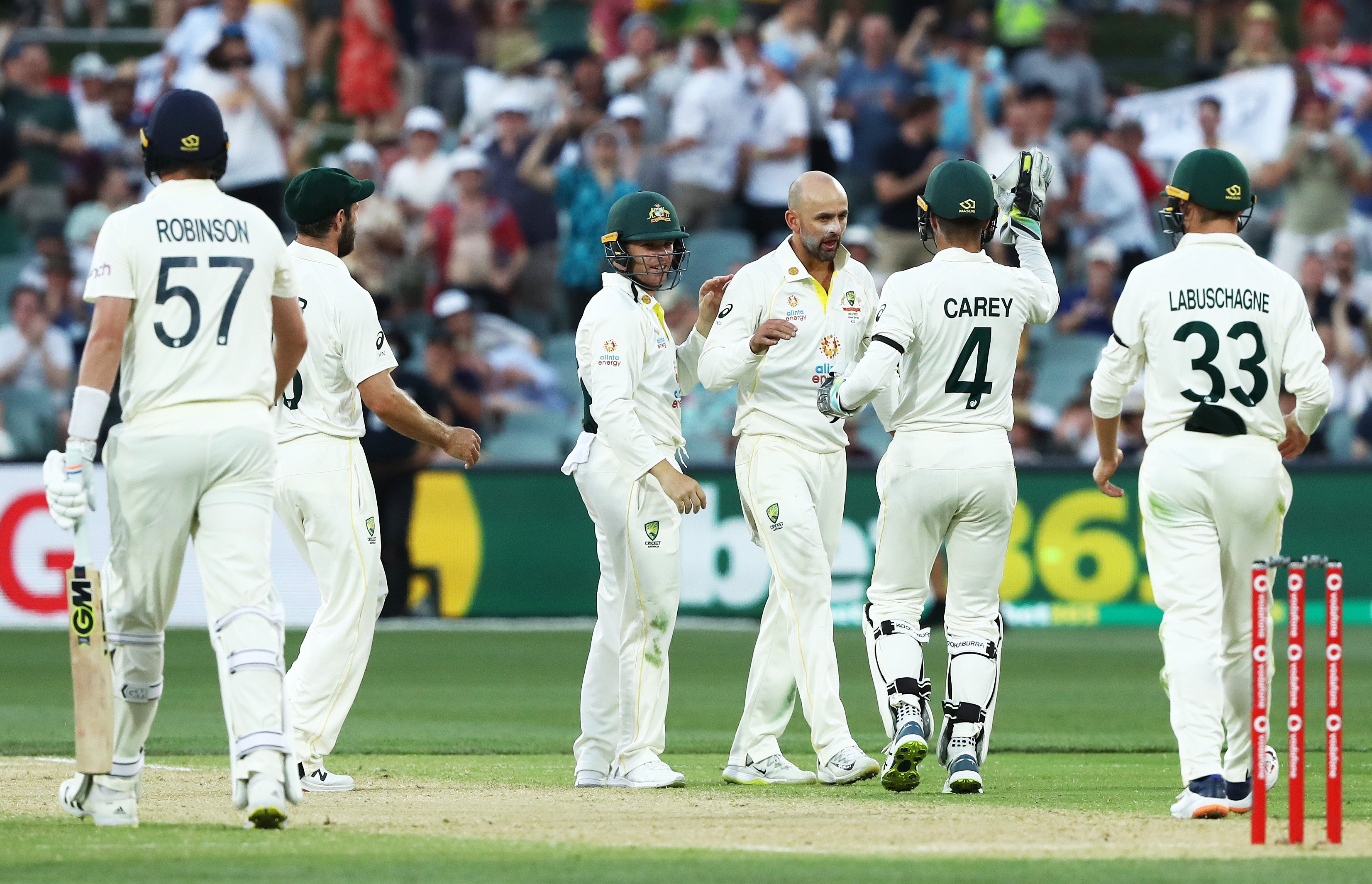 England went from 150 for two to 236 all out in Adelaide (Jason O’Brien/PA)