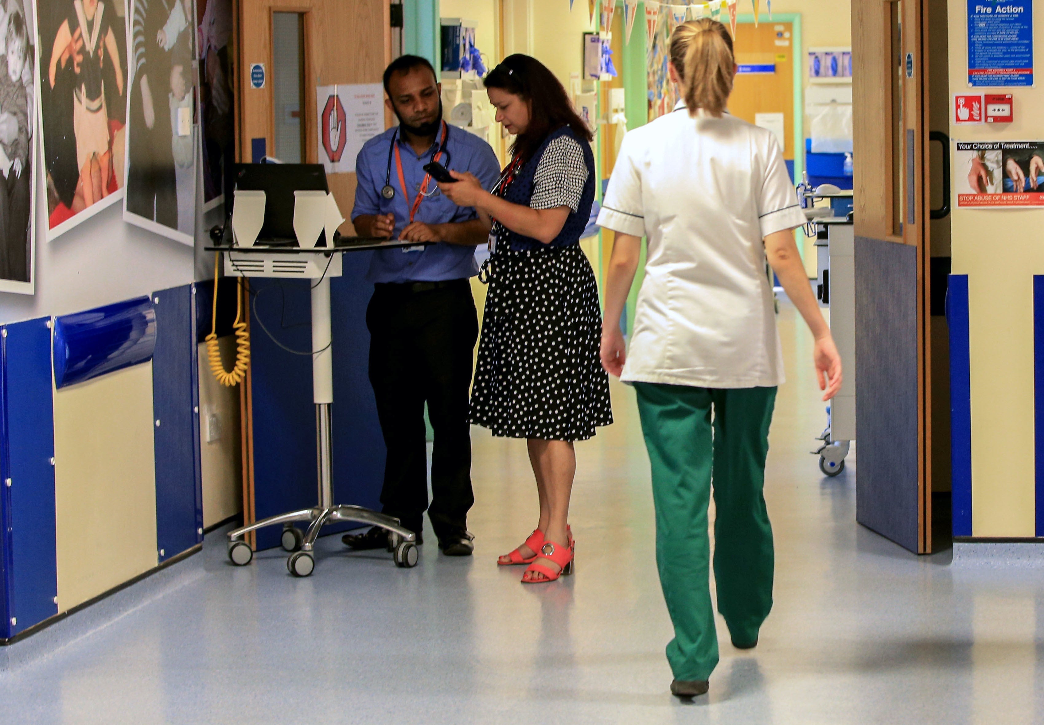 The nurse from Newcastle is set to spend Christmas alone in isolation after testing positive for Covid herself (Peter Byrne/PA)