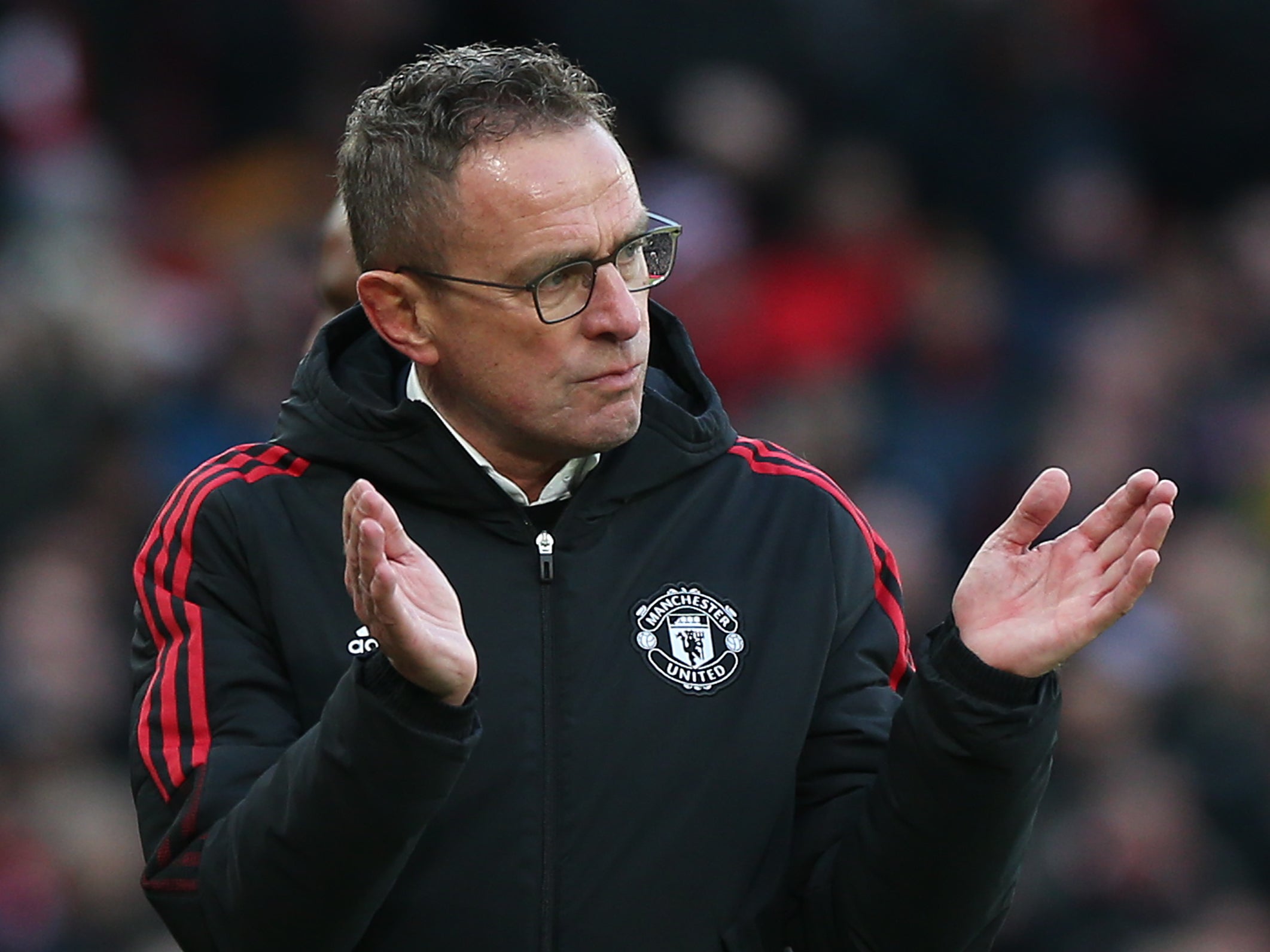 Manchester United interim manager Ralf Rangnick