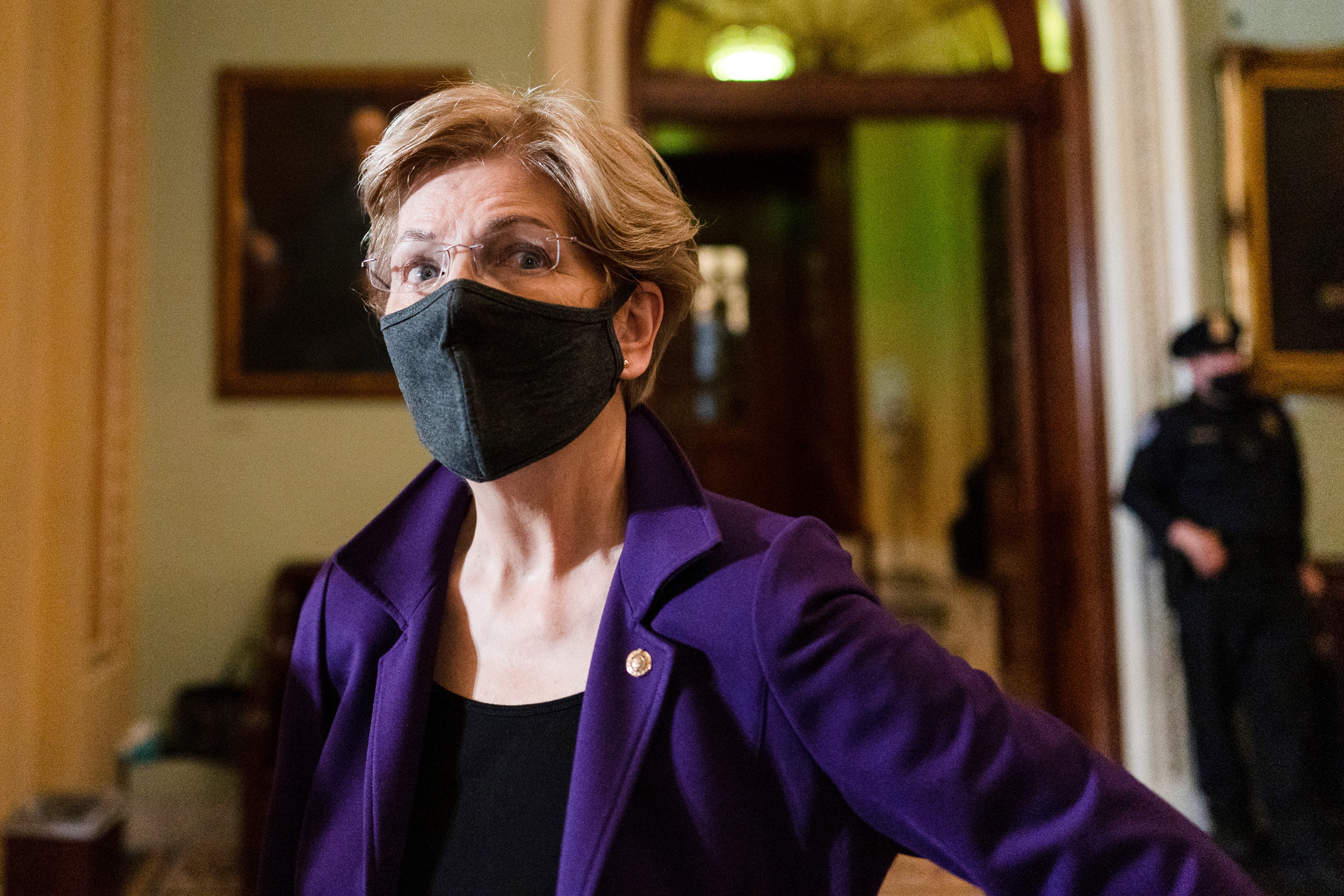 Elizabeth Warren at the Capitol