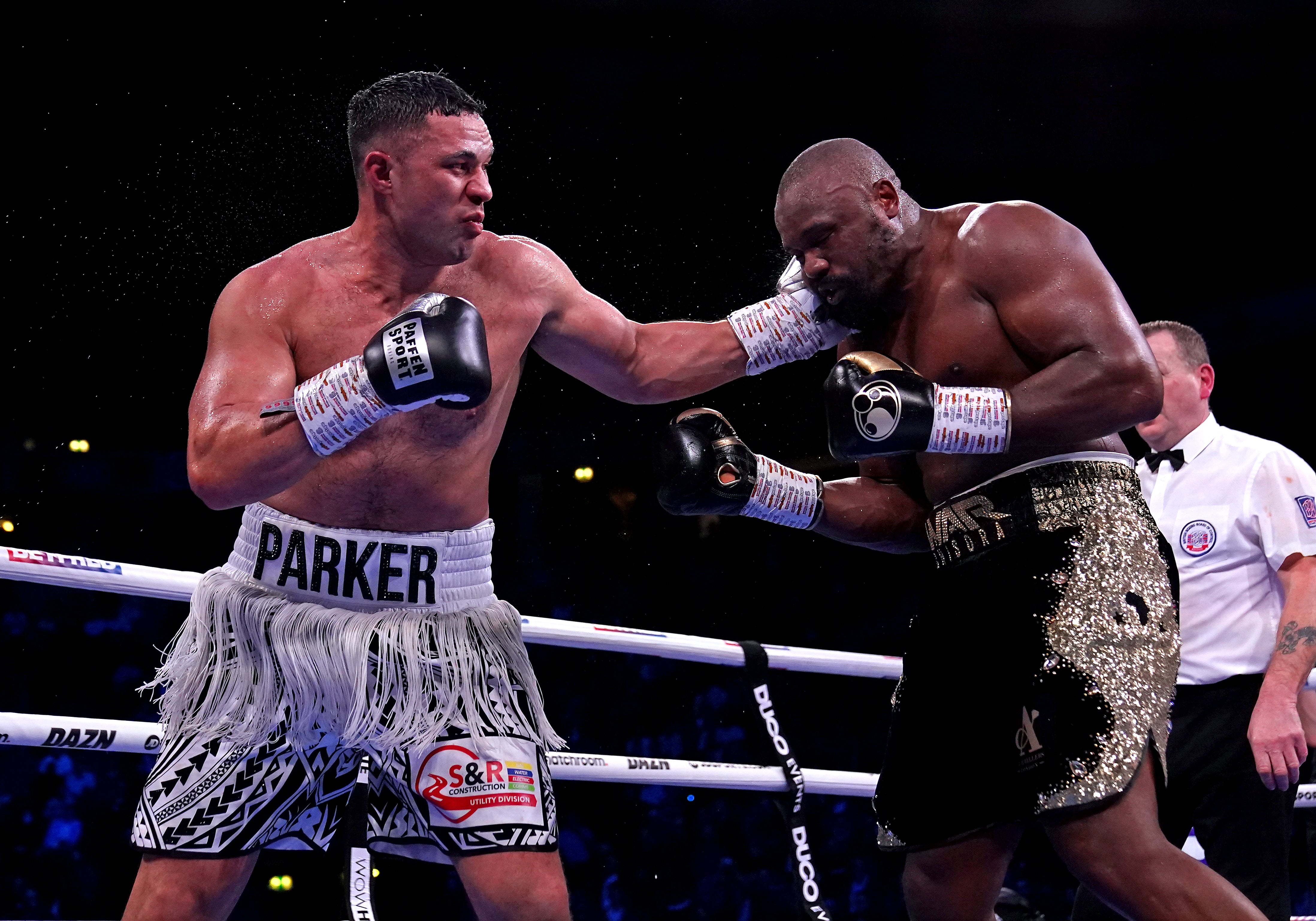 Joseph Parker outpointed Derek Chisora in Manchester (Peter Byrne/PA)