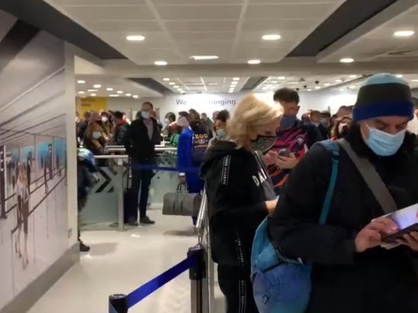 ‘Manchester Airport jammed,’ reports passenger