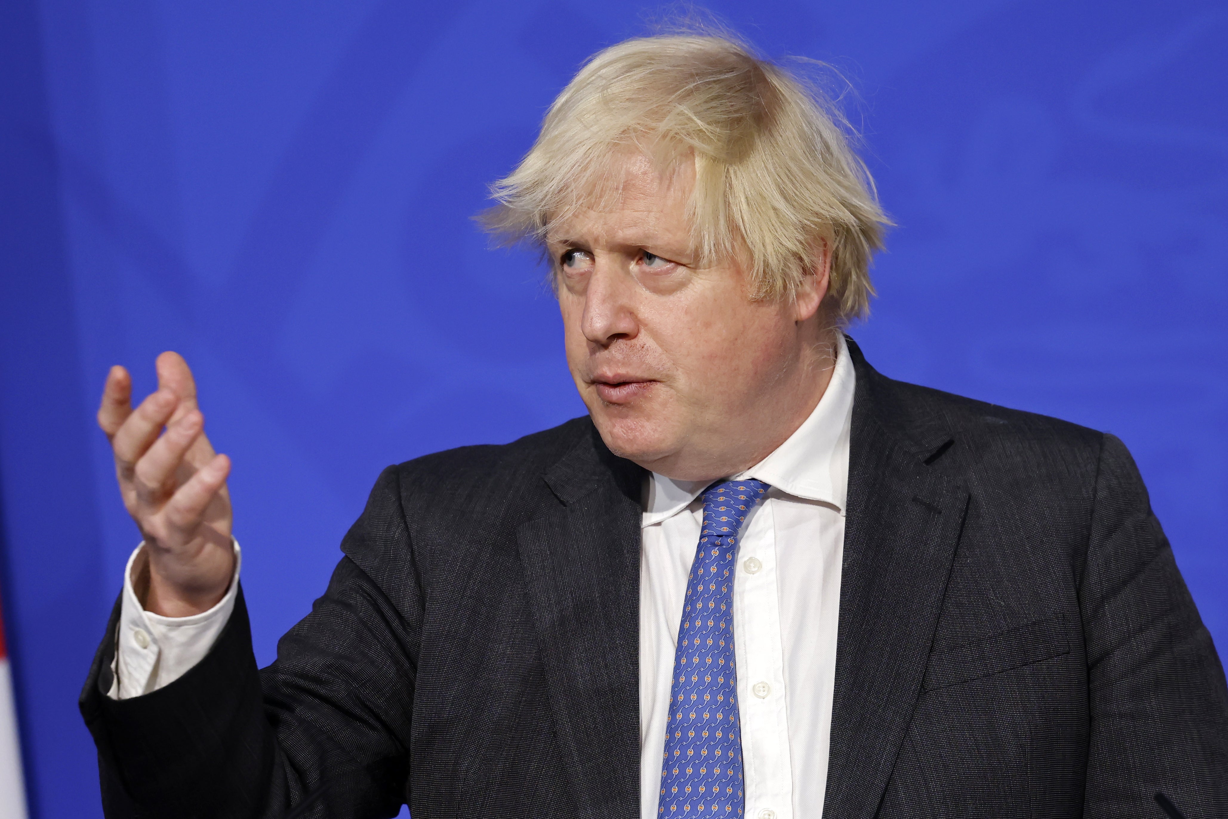 Boris Johnson is chairing a meeting of Cabinet (Tolga Akmen/PA)