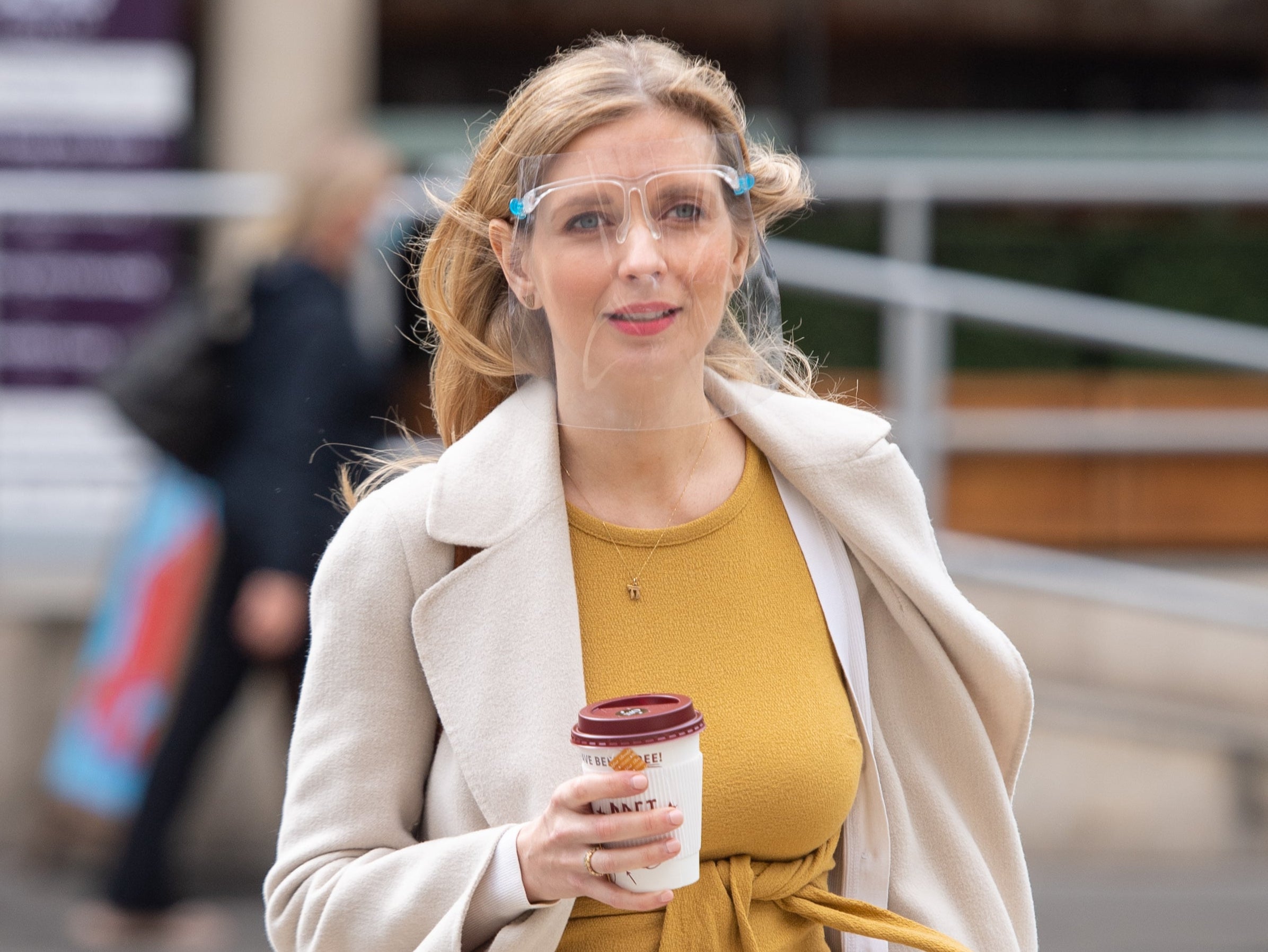 Rachel Riley arrives at the Royal Courts of Justice in London (Dominic Lipinski/PA)