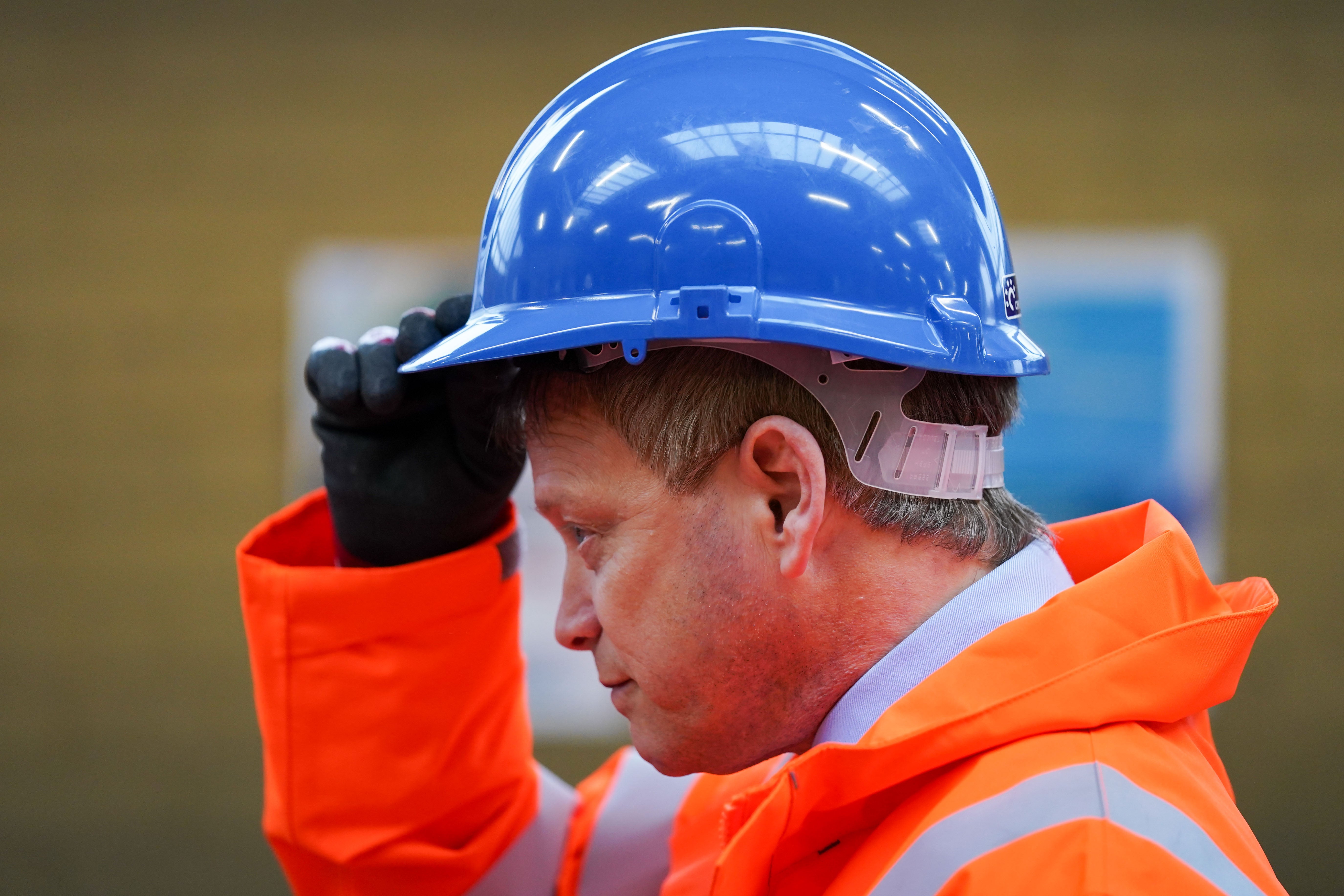 The Government is ‘not wasting time’ with transforming rail services in the Midlands and the North, according to Transport Secretary Grant Shapps (Jacob King/PA)