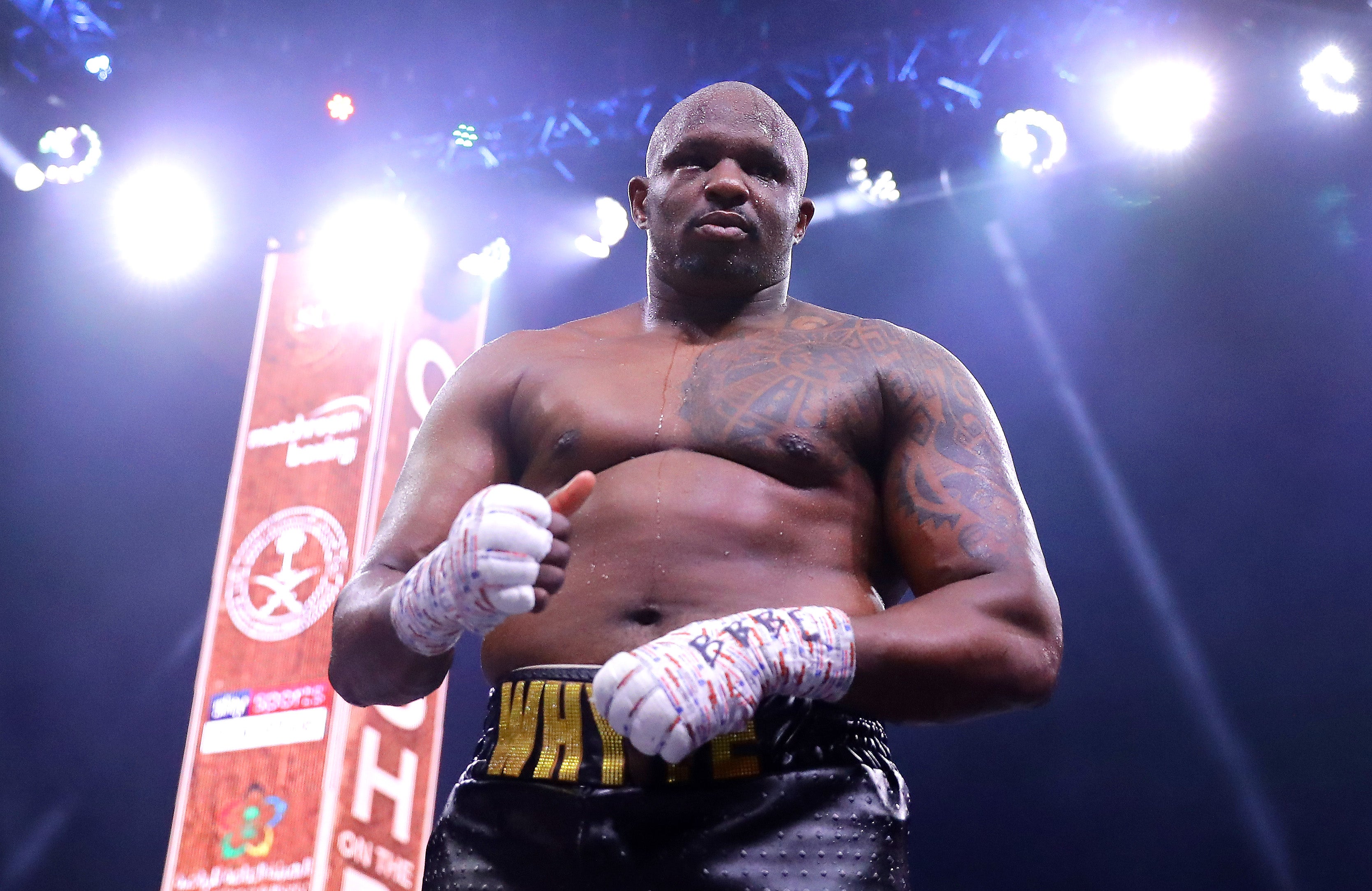 Dillian Whyte will challenge Tyson Fury for the WBC heavyweight belt