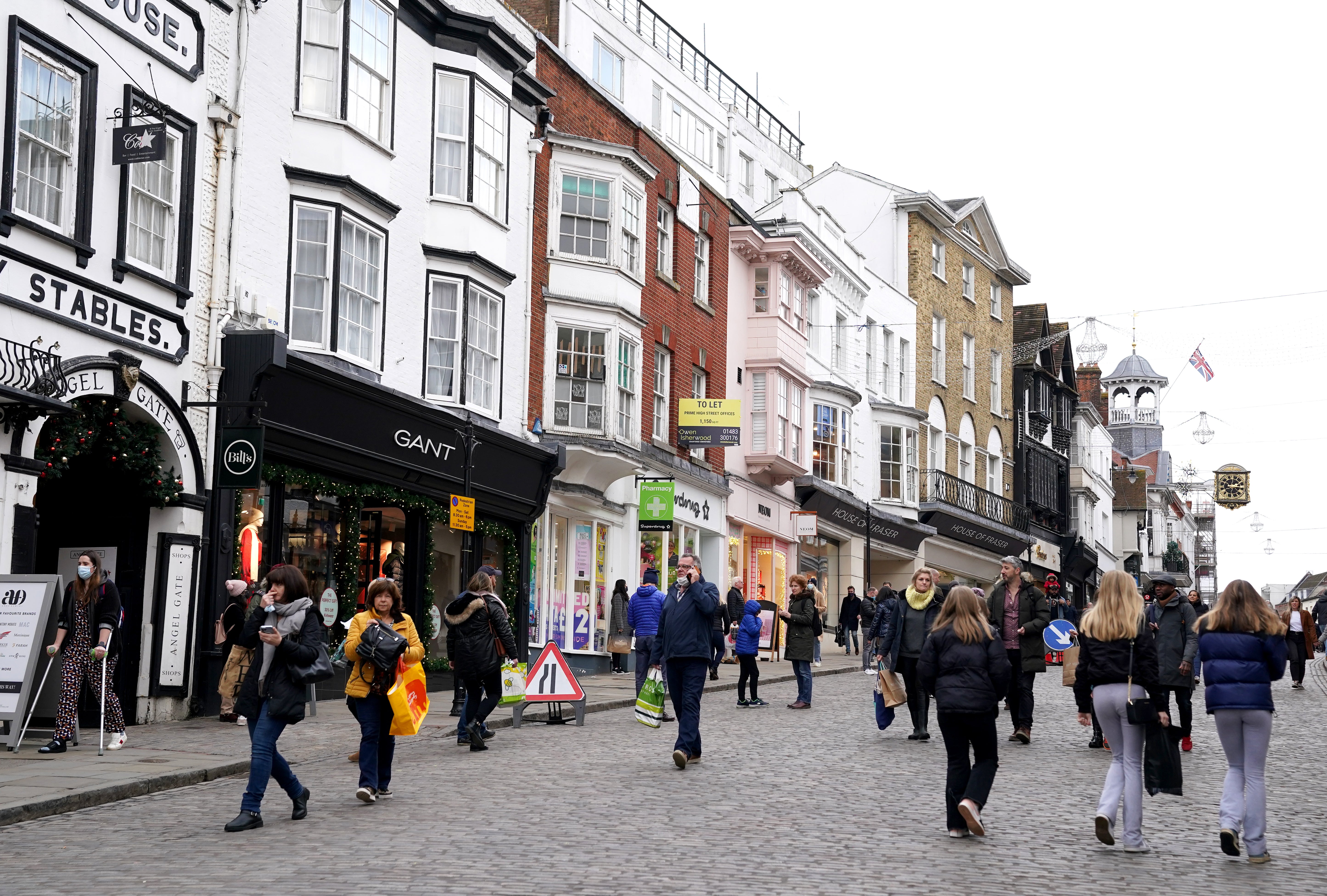 Retailers are facing a virus spike in the vital run-up to Christmas (Adam Davy/PA)