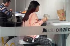 Video of exercise bikes in McDonald’s in China goes viral