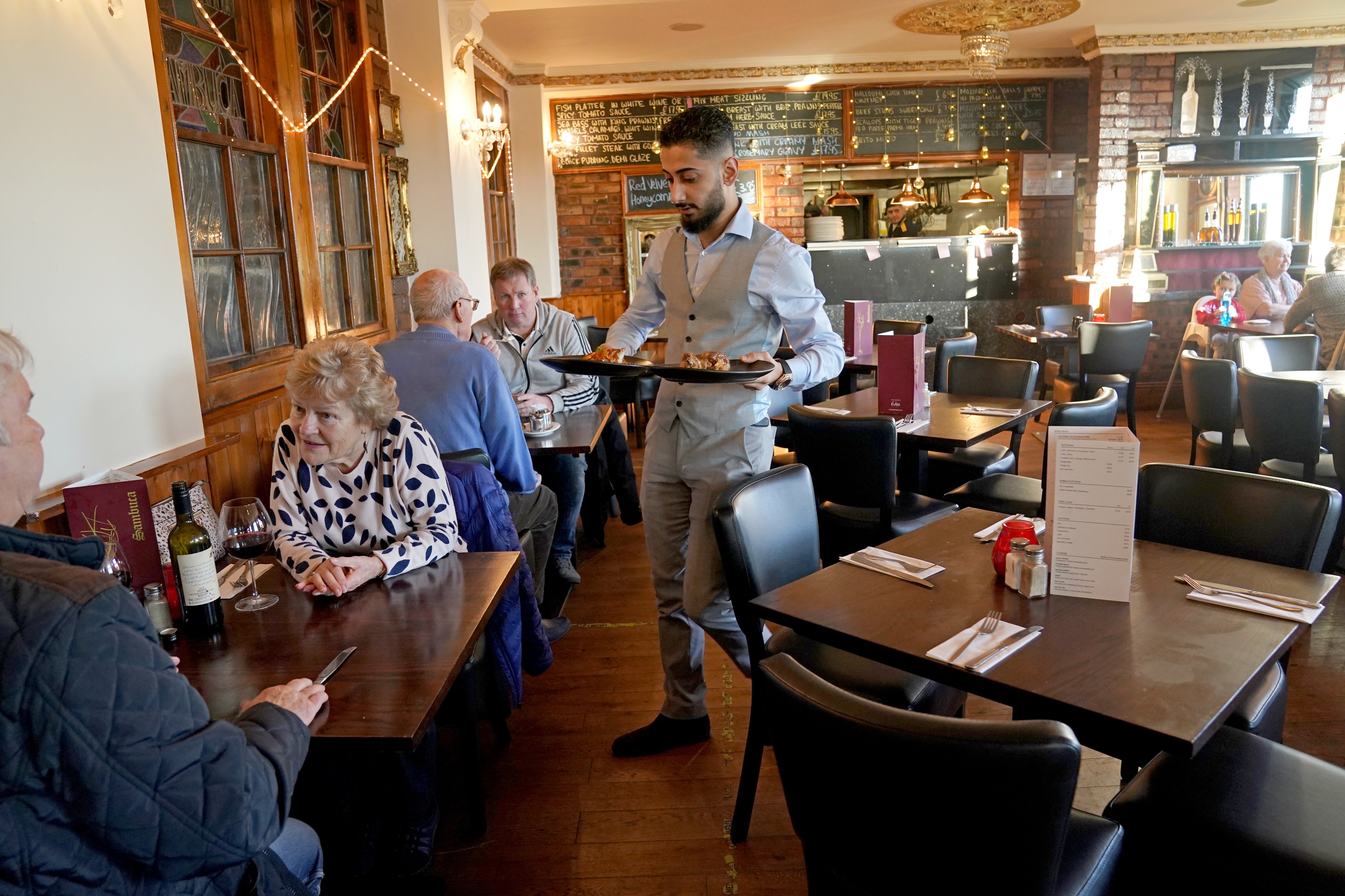 Pubs and restaurants have called for more financial support (Owen Humphries/PA)