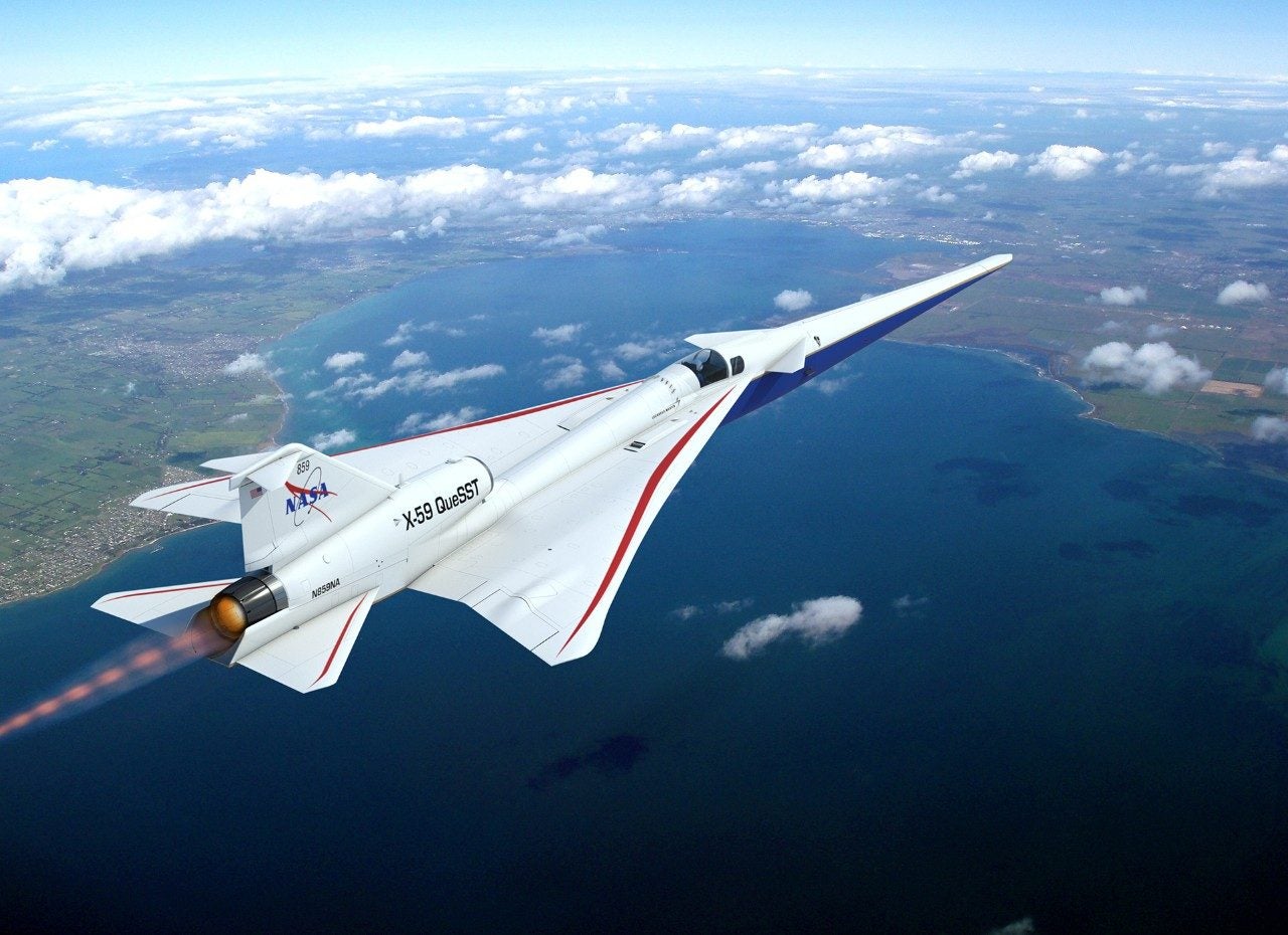 The Lockheed Martin X59 is designed to beat the sound barrier