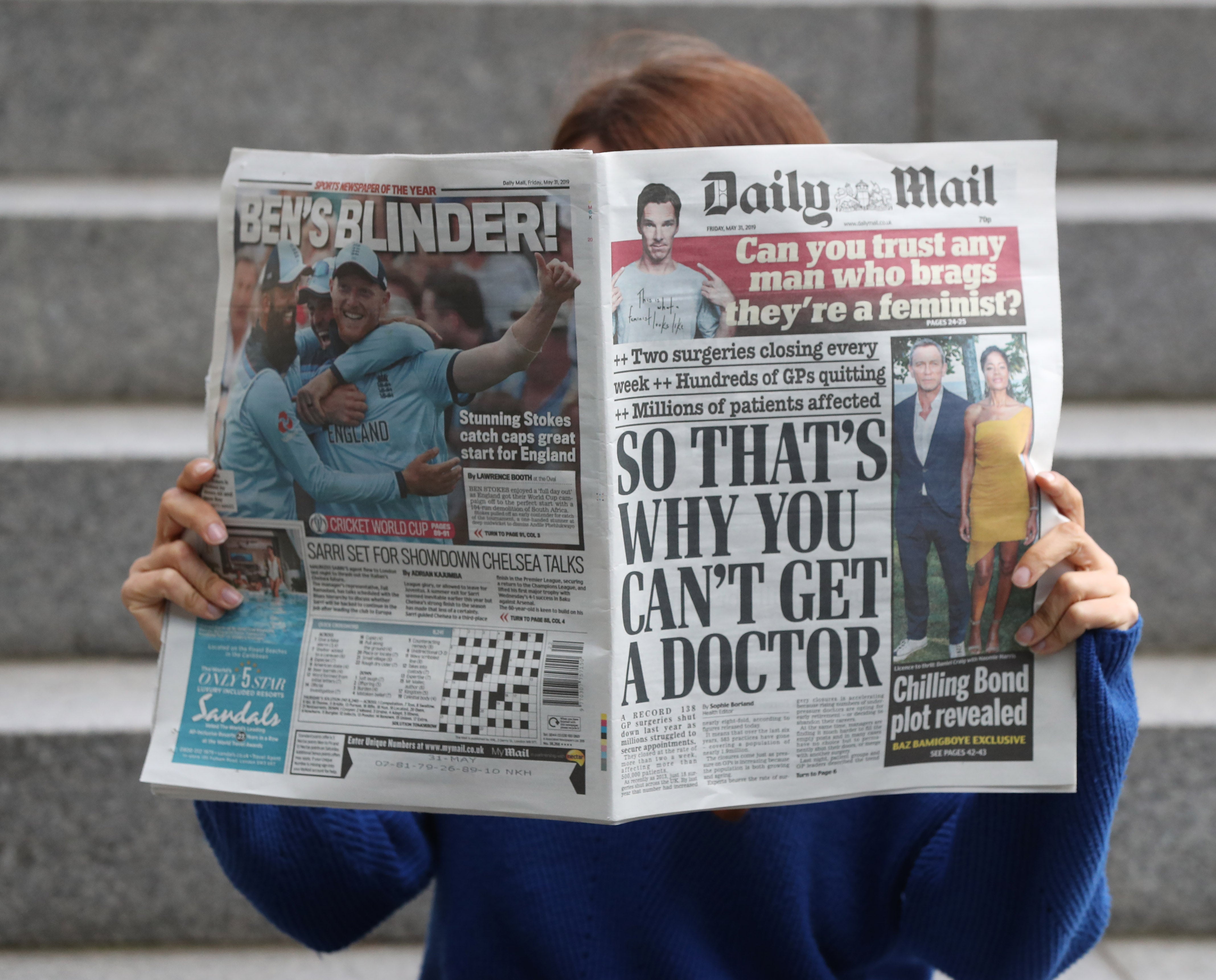 The Daily Mail is part of the DMGT stable (Jonathan Brady/PA)