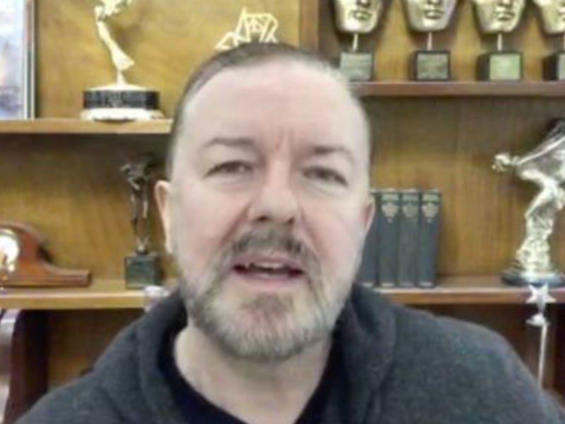 Ricky Gervais launched into sweary rant about Tory party on Twitter