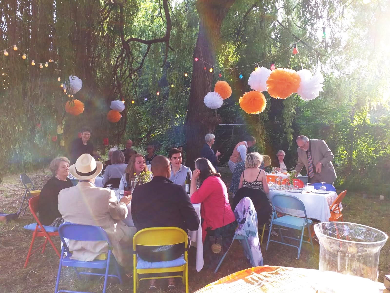 A communal celebration at Cannock Mill Cohousing