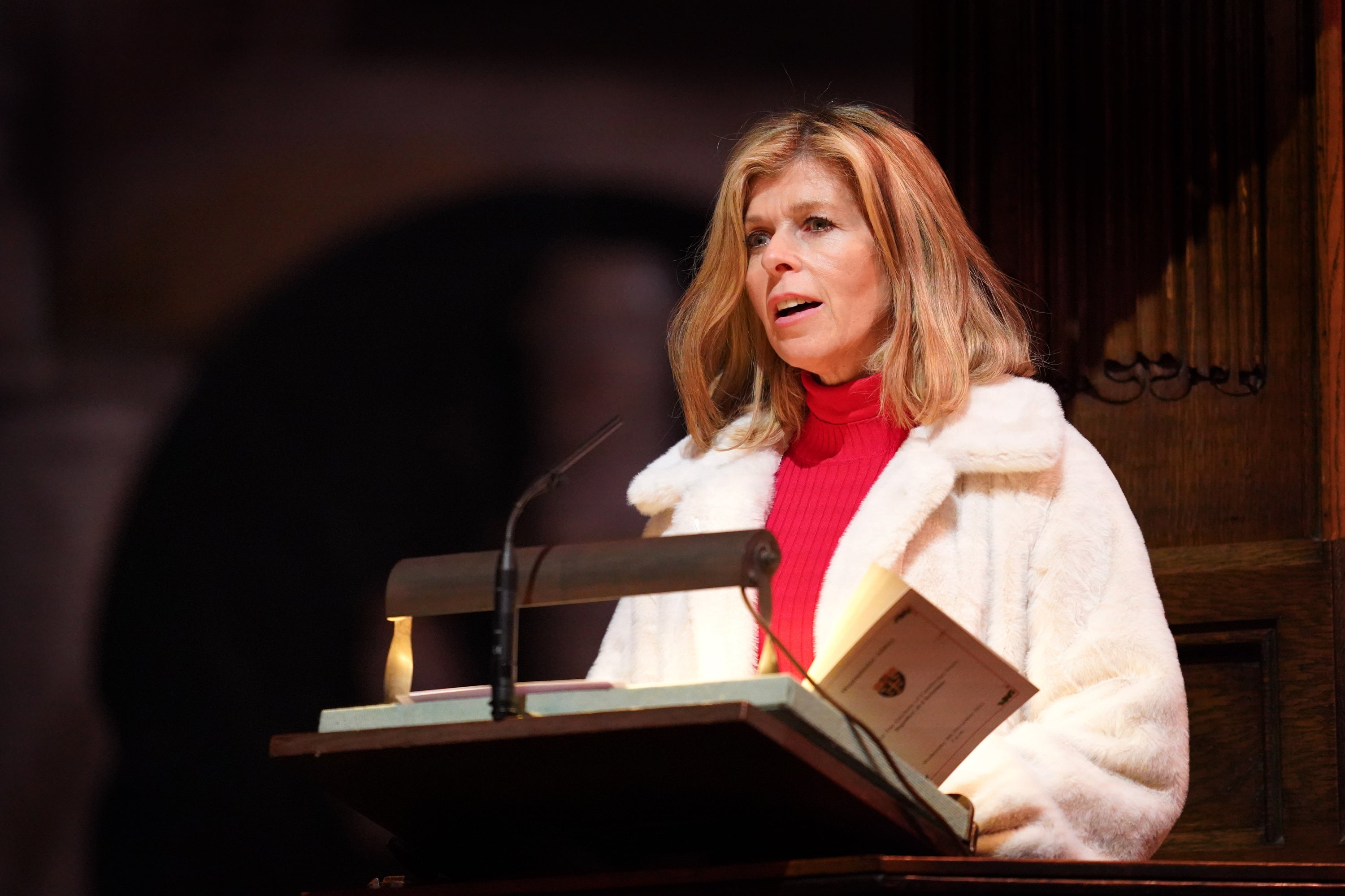 Kate Garraway took part in Royal Carols – Together At Christmas (Yui Mok/PA)