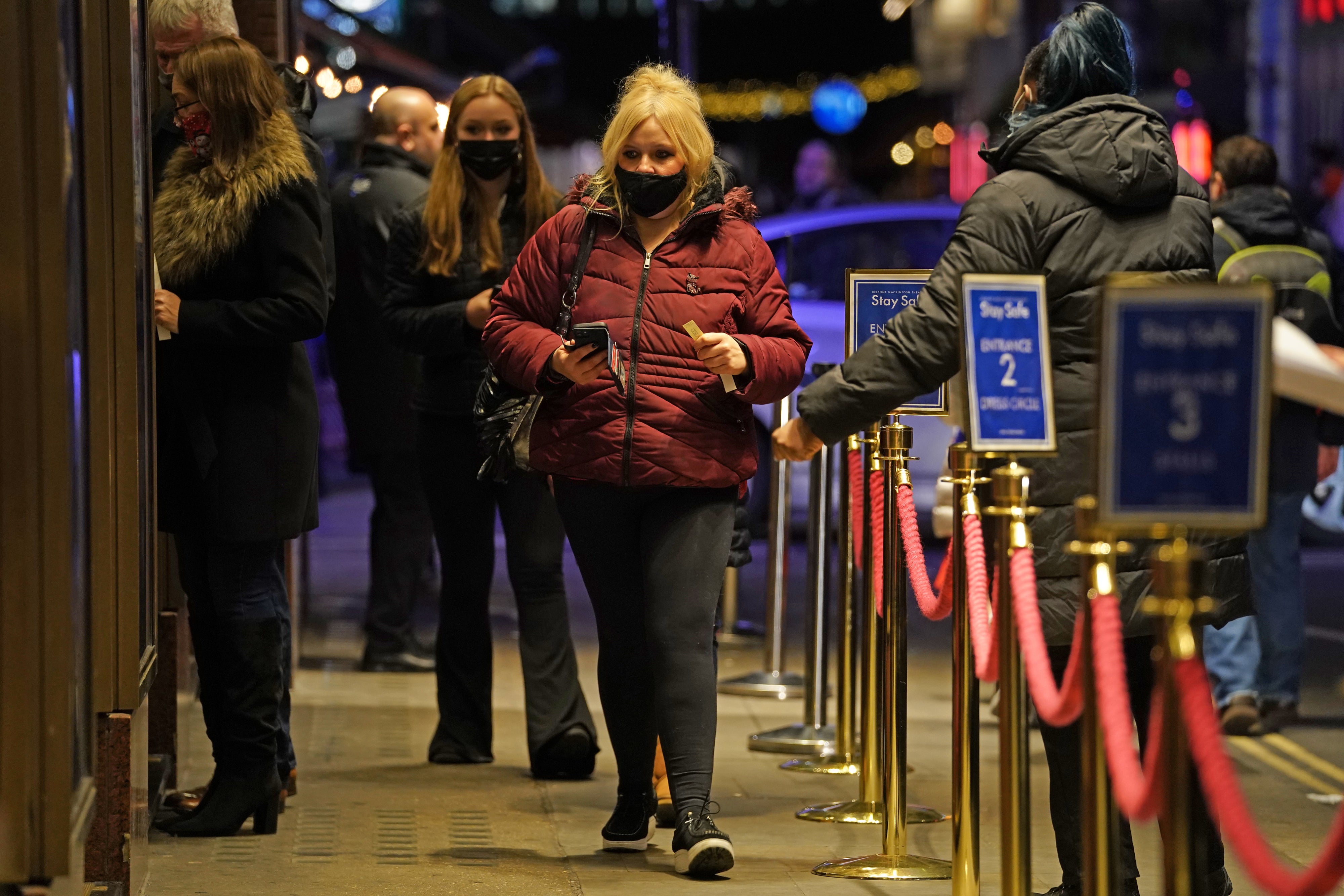 New restrictions on hospitality and events will come into force in Scotland on Boxing Day (PA)