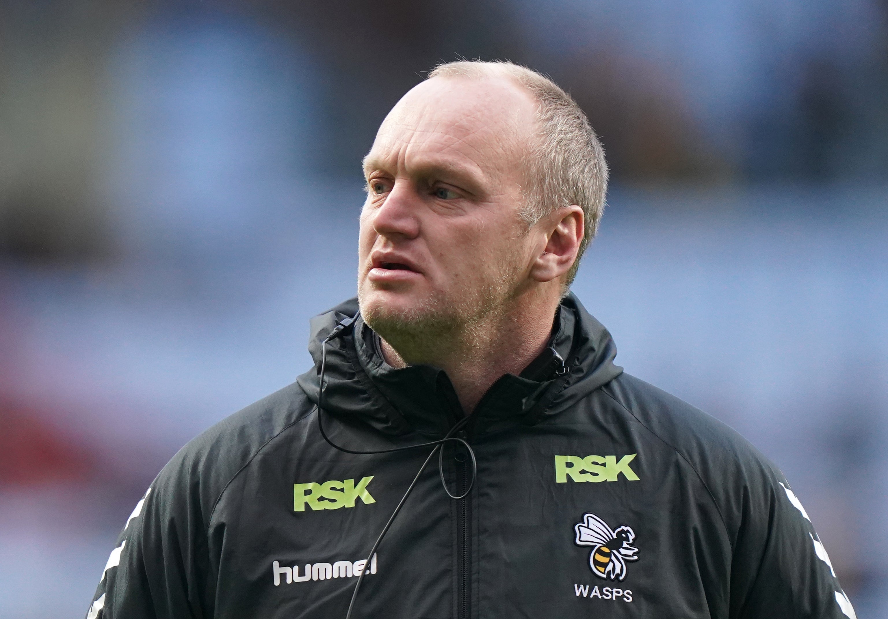 Wasps head coach Lee Blackett believes a pause in Premiership action is preferable to games being held behind closed doors (Tim Goode/PA)