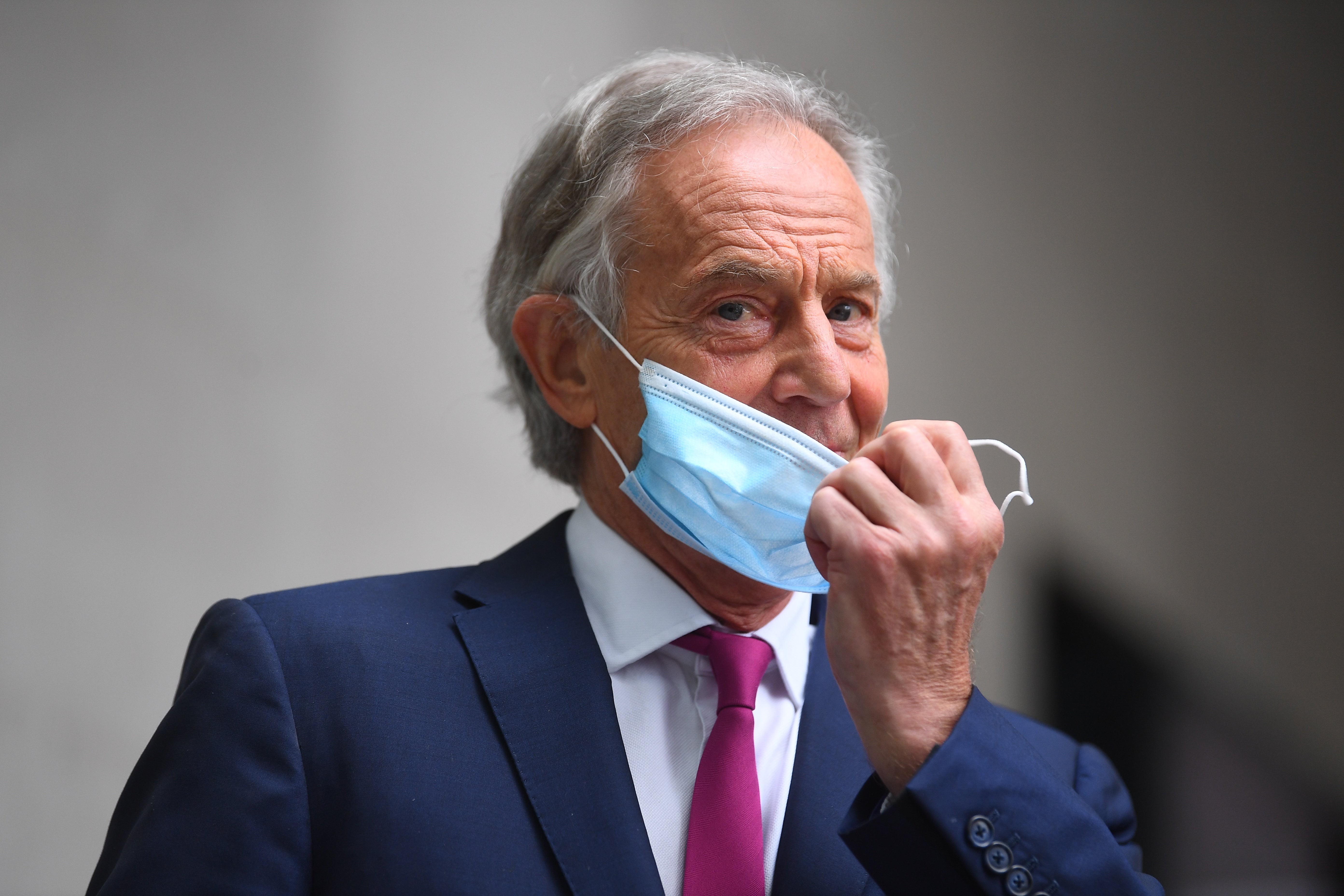 Tony Blair has said that calling unvaccinated people ‘idiots’ was undiplomatic (Victoria Jones/PA)