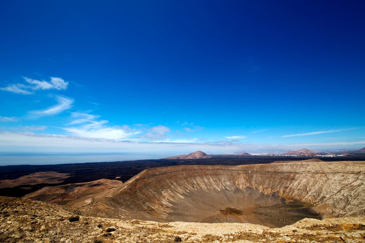 Los Volcanes Natural Park has entire villages buried beneath it