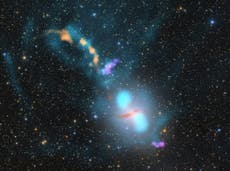 Astronomers capture eruption of supermassive black hole feeding