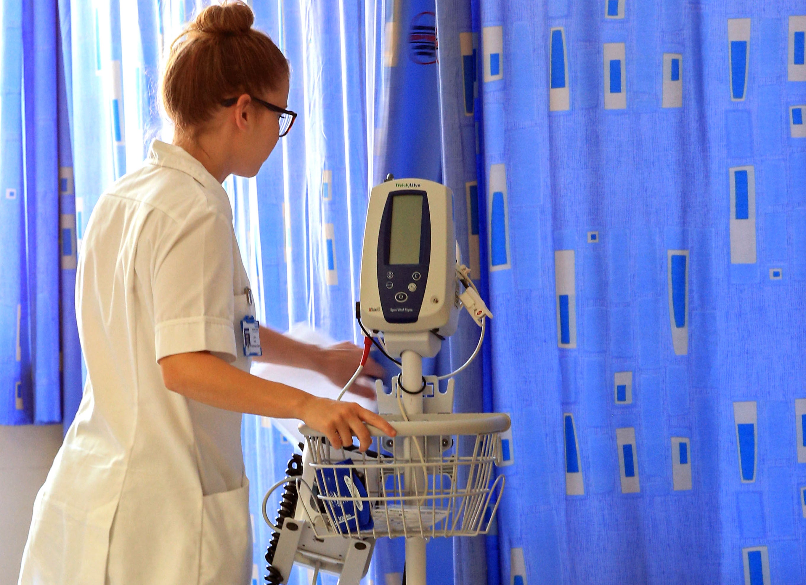 Hospitals in London are struggling with many staff off through Covid (Peter Byrne/PA Wire)