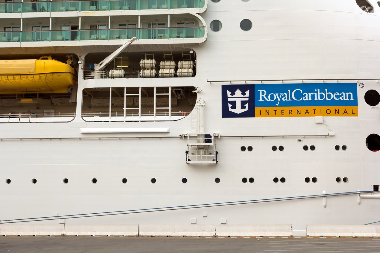 A Royal Caribbean cruise ship