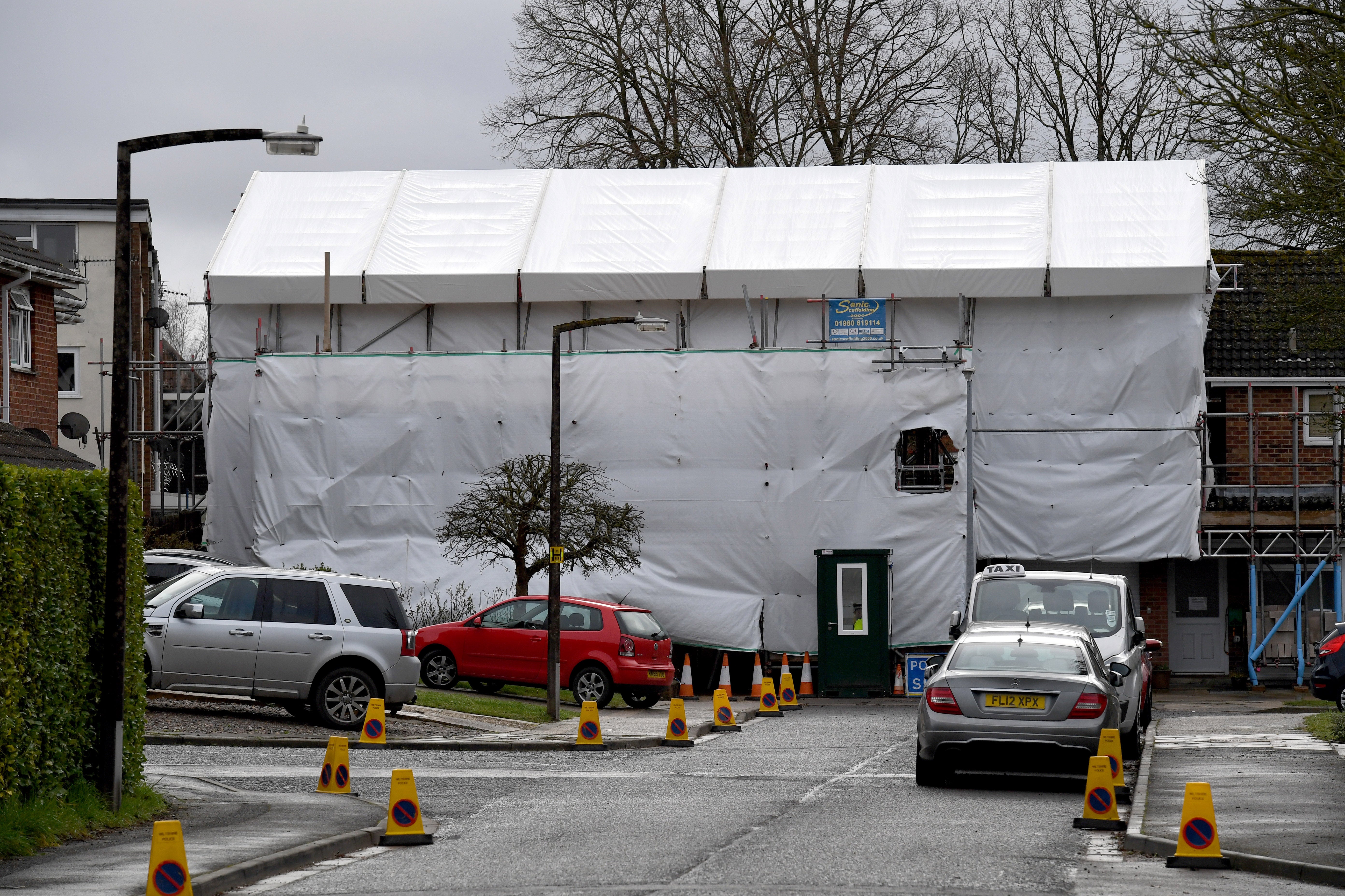 Sergei Skripal’s home on 2 March 2019 in Salisbury