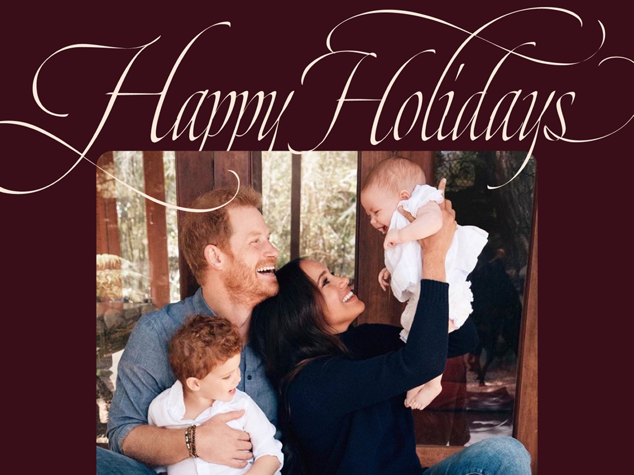 Prince Harry and Meghan Markle share 2021 Christmas card