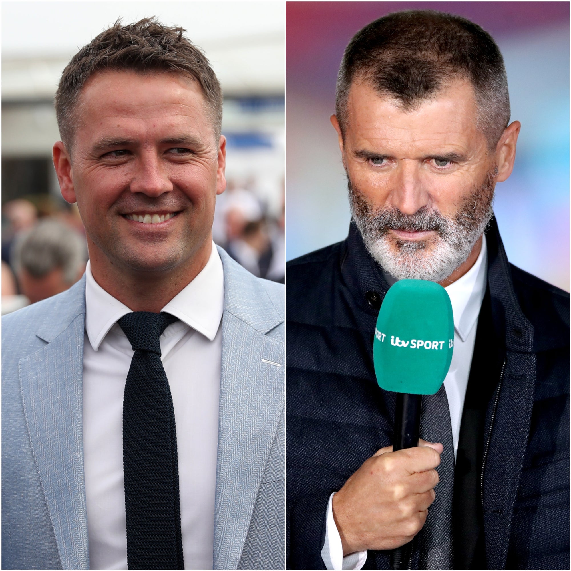 Michael Owen and Roy Keane (Simon Cooper/Nick Potts/PA)