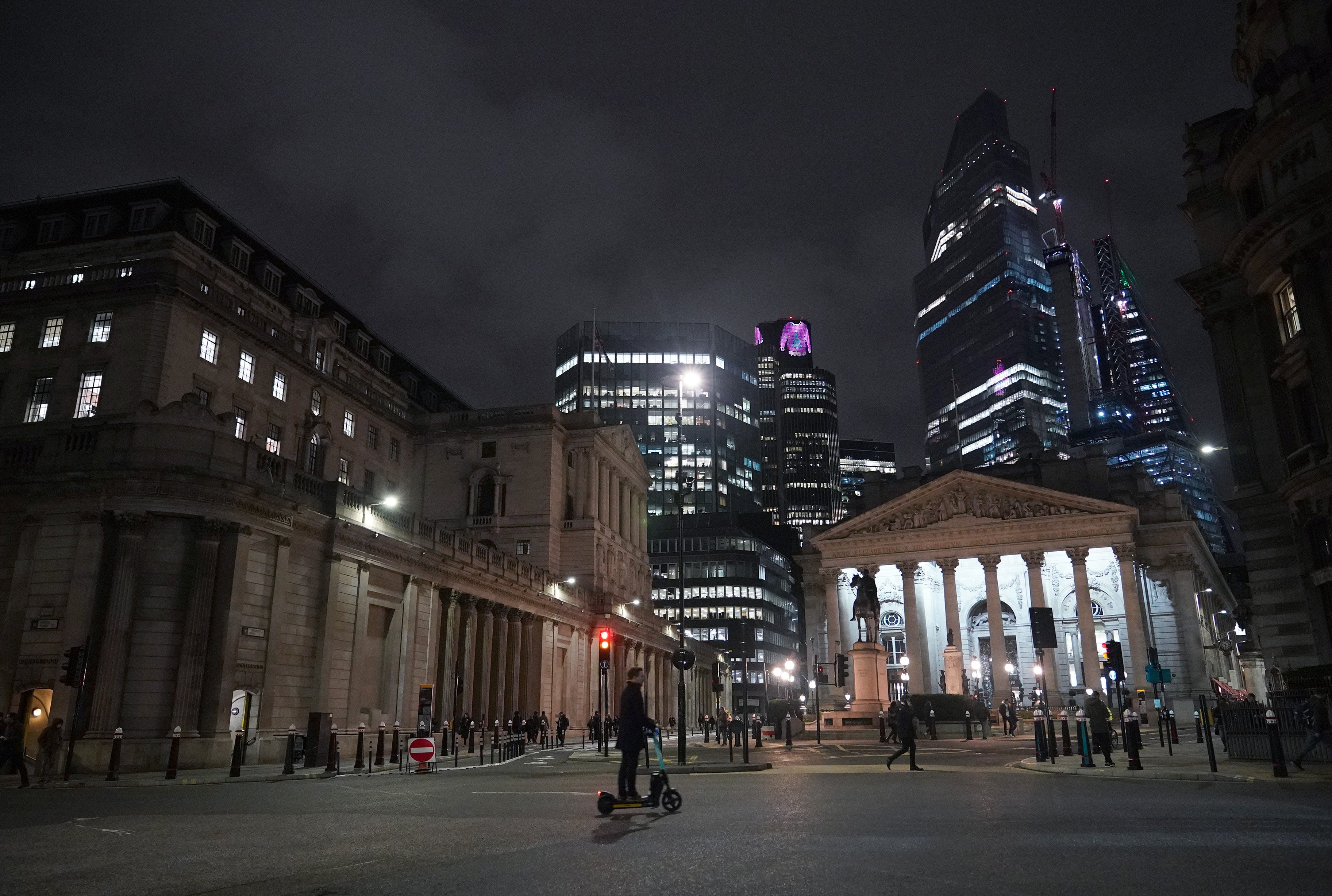 London stocks moved higher on Thursday (Yui Mok/PA)