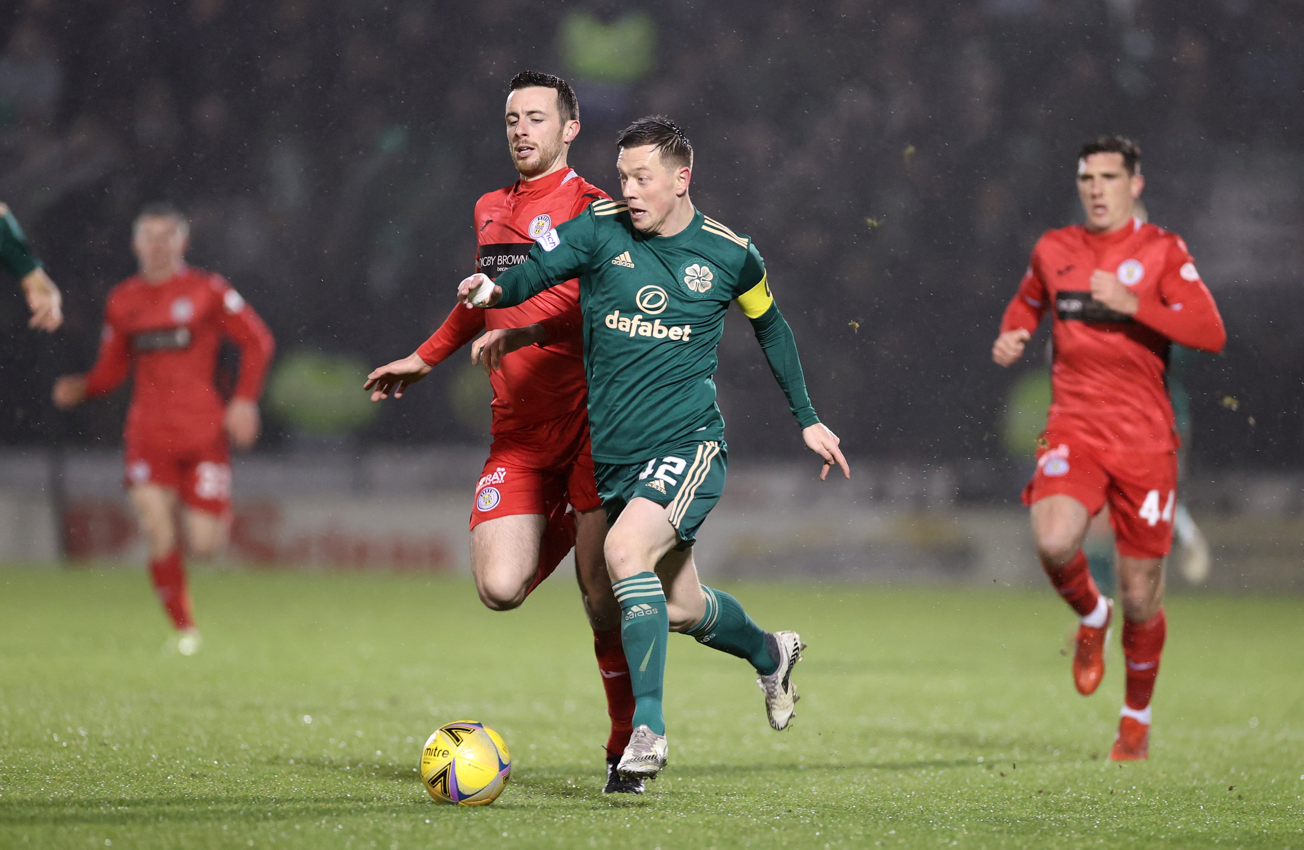 Celtic skipper Callum McGregor thinks the St Mirren draw has revealed football’s fluctuations (Steve Welsh/PA)