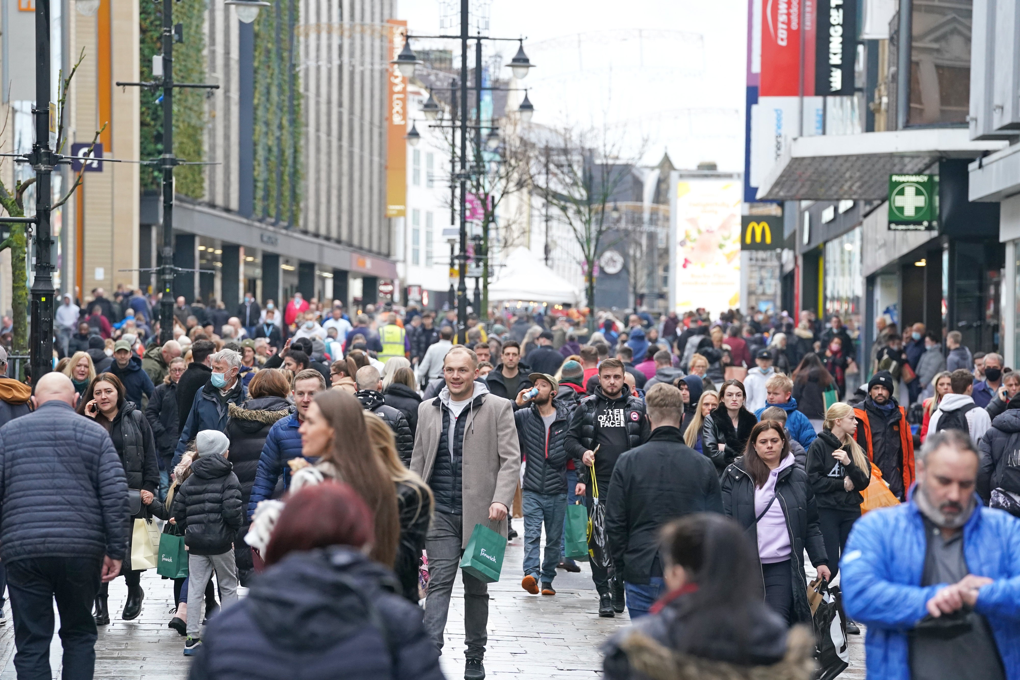 Covid infection levels have reached a new record high, figures show (Owen Humphreys/PA)