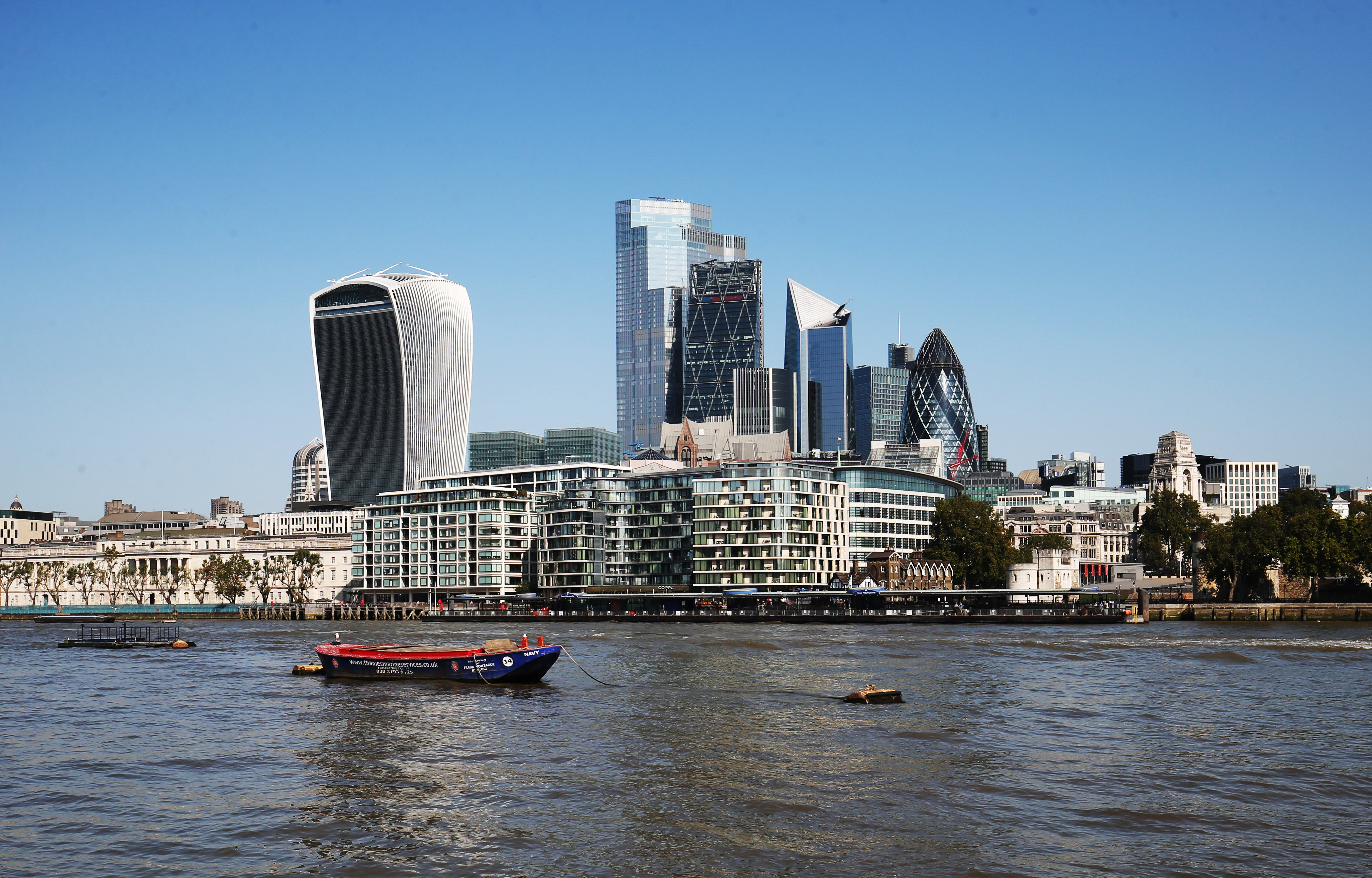 London stocks nudged lower at the end of the shorter trading session on Christmas Eve (Jonathan Brady/PA)