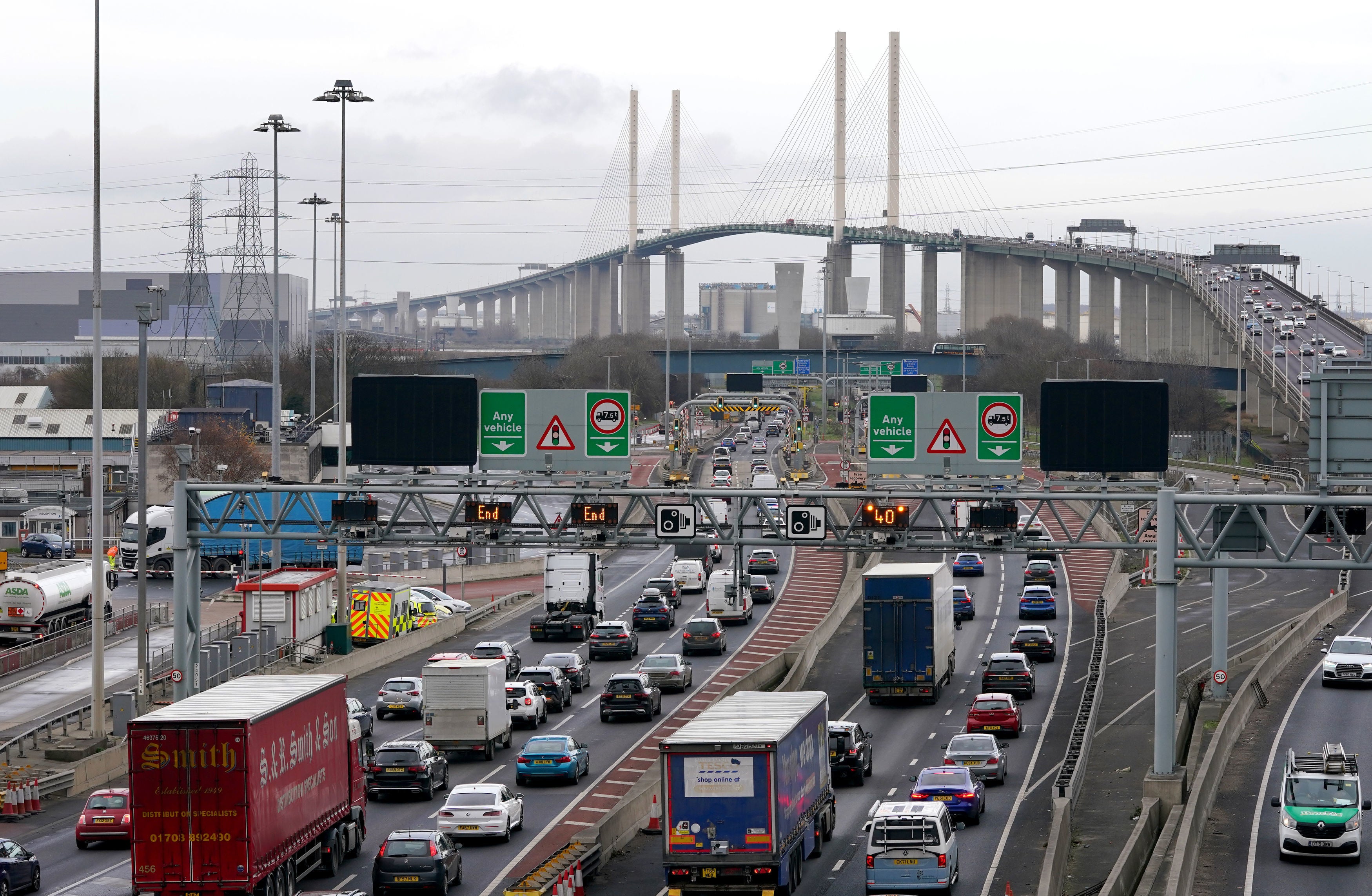 The Dartford crossing isn’t actually part of the M25, it’s the A282