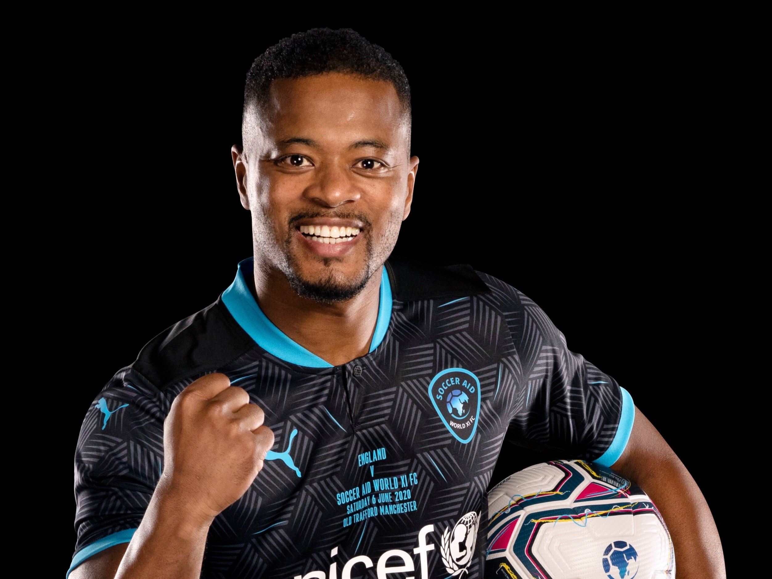 Patrice Evra had fun on Instagram (Daniel Hambury/UNICEF/Soccer Aid 2020)