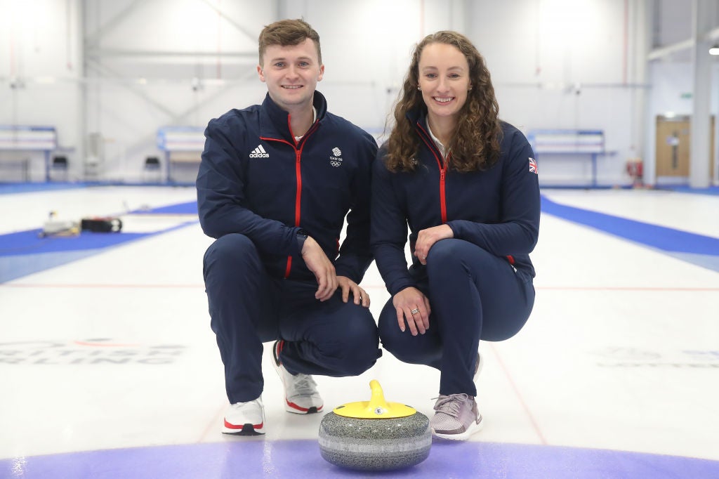 Bruce Mouat and Jen Dodds competed in mixed doubles