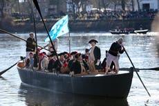 Washington crossing the Delaware: Reenactment is revived