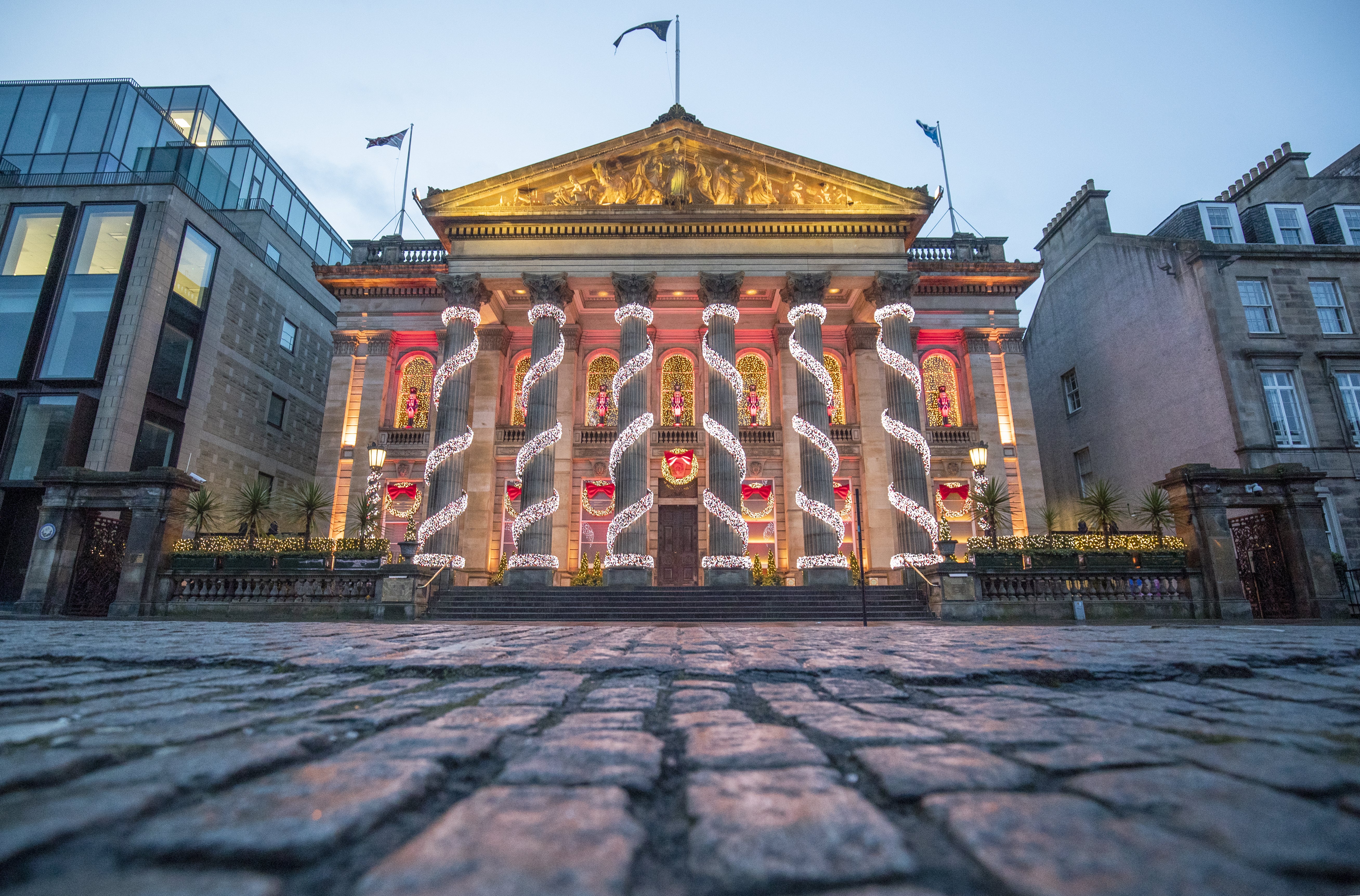 The Dome on George Street, in Edinburgh, where Covid-19 restrictions have been expanded (Jane Barlow/PA)