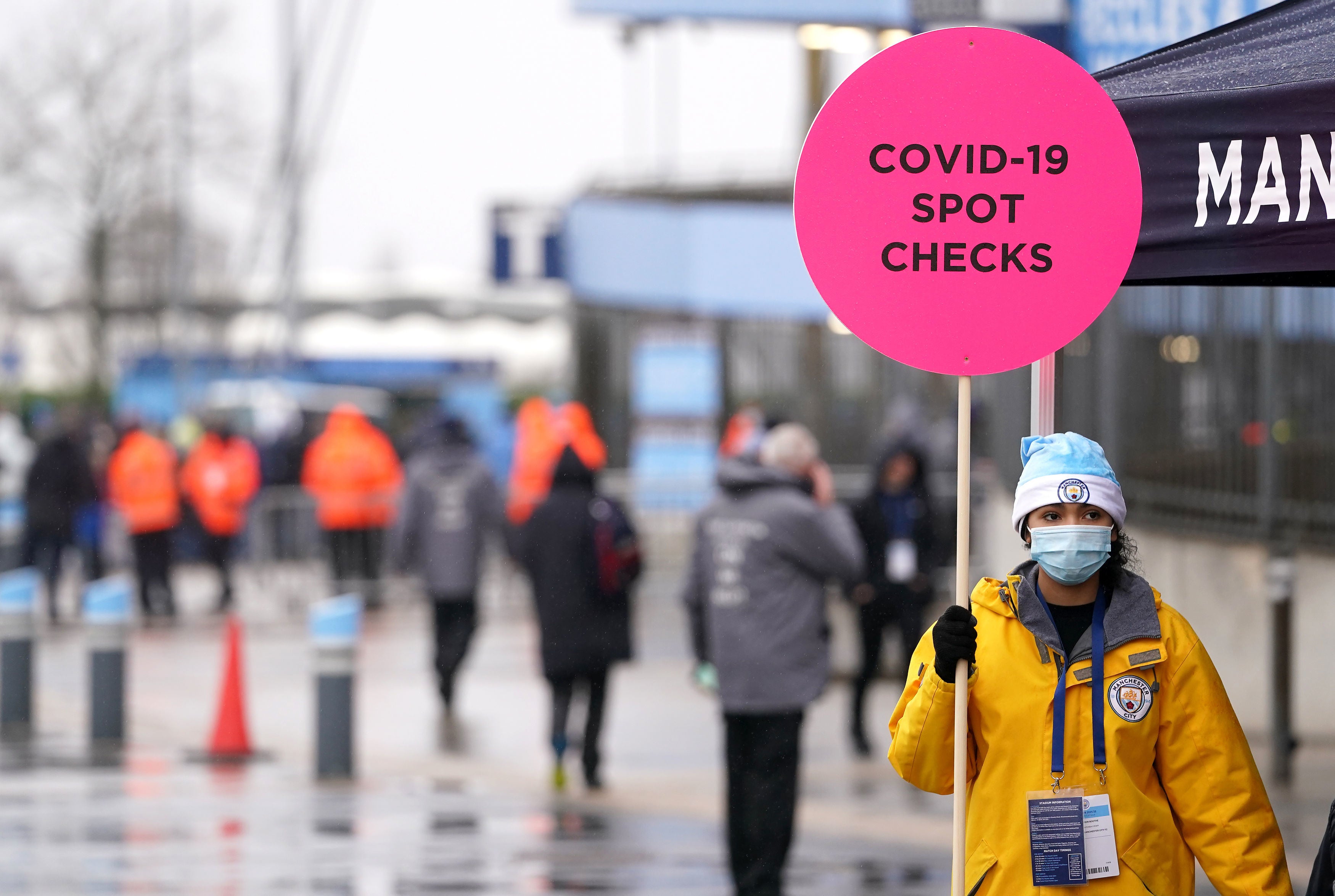 Football gradually allowed fans back to games