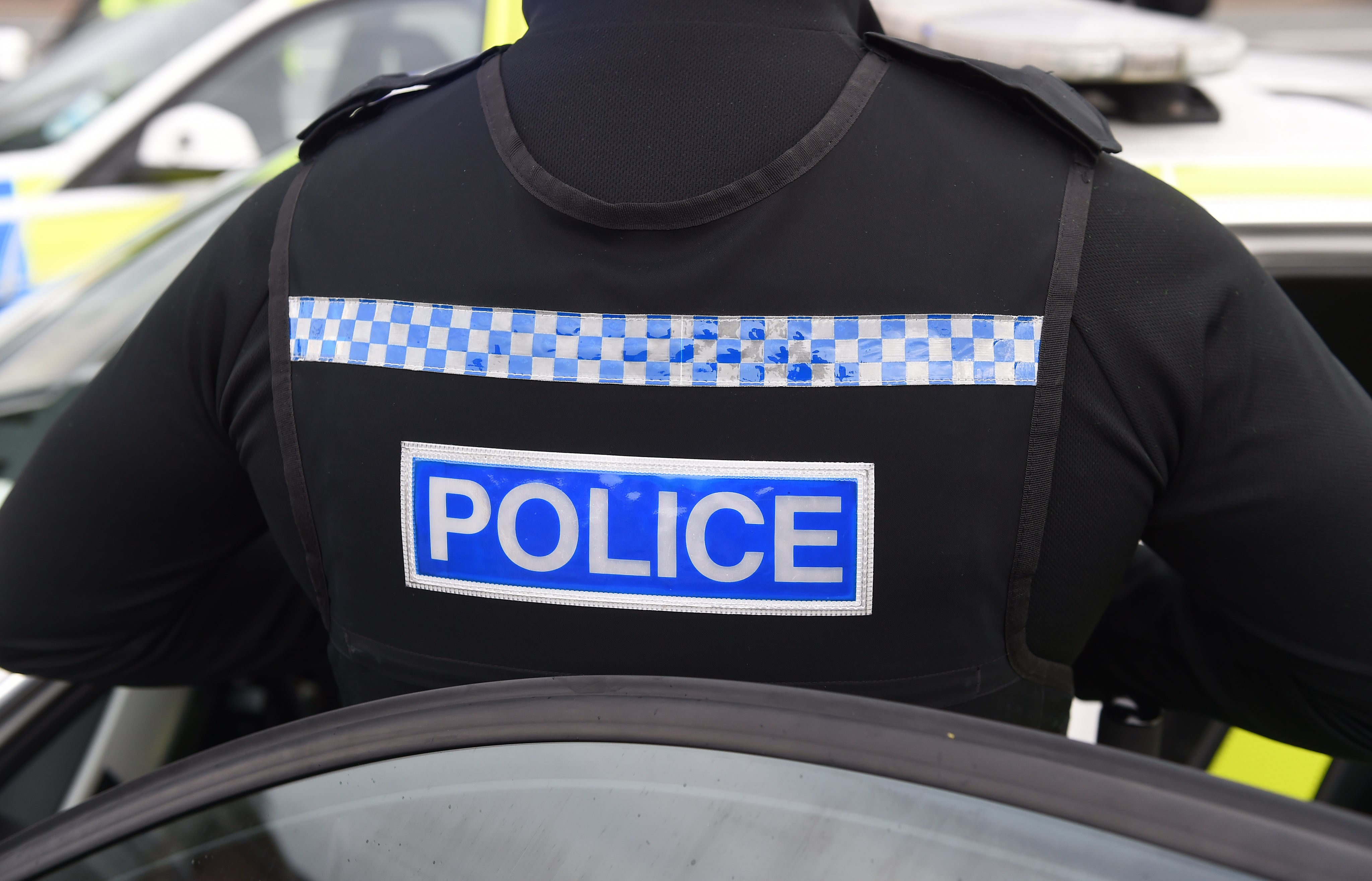 Police signage (Joe Giddens/PA)