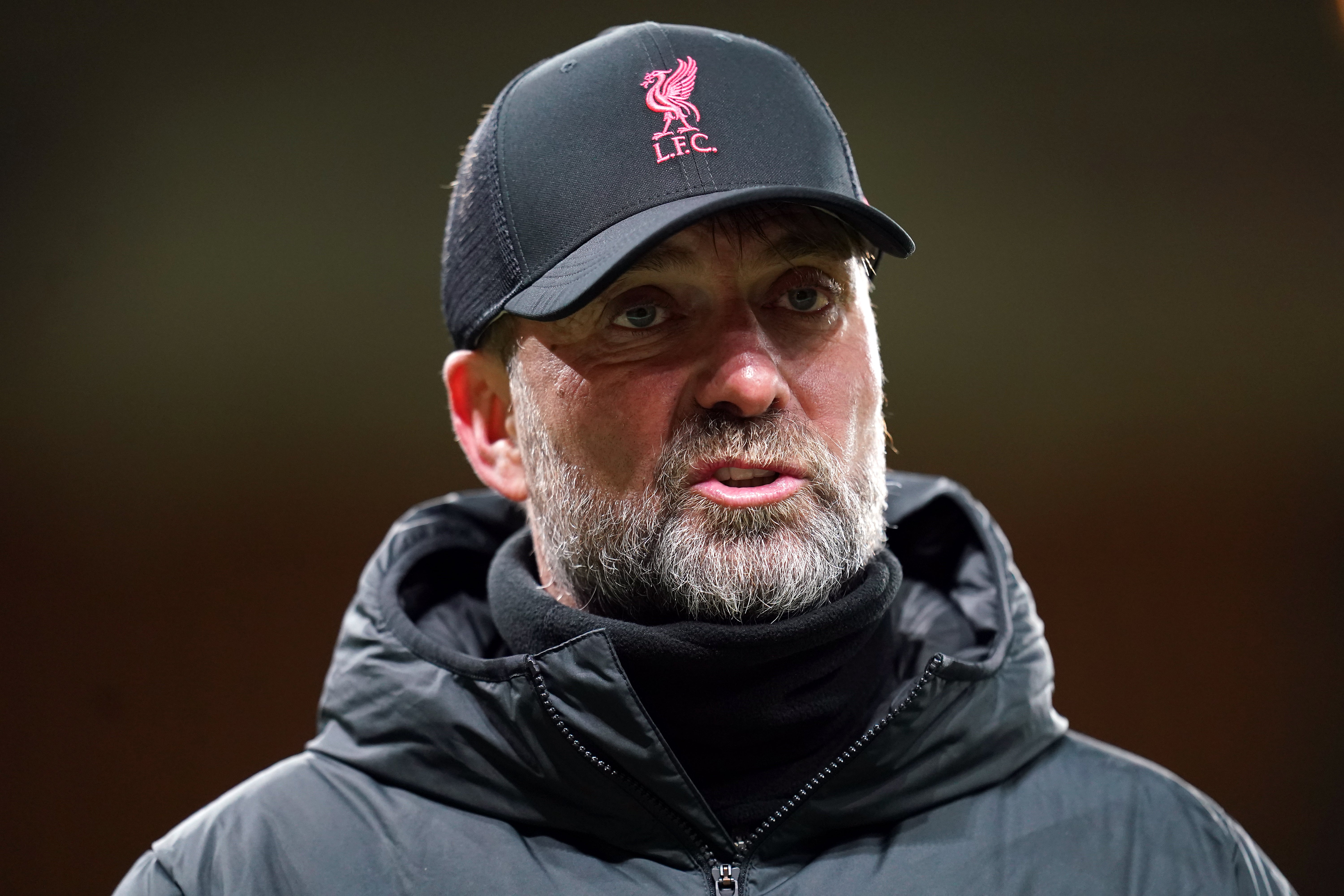 Liverpool manager Jurgen Klopp said he would think twice about signing unvaccinated players (Nick Potts/PA)