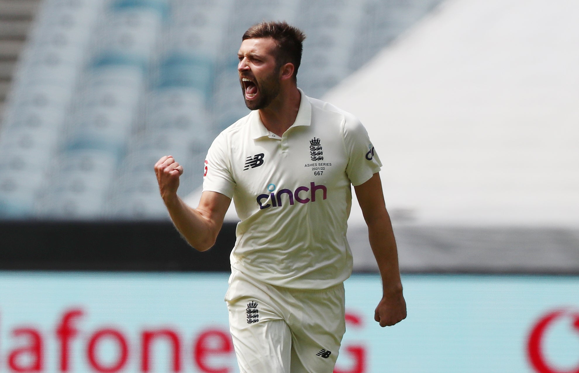 Mark Wood captured the critical wicket of Marnus Labuschagne (Jason O’Brien/PA)