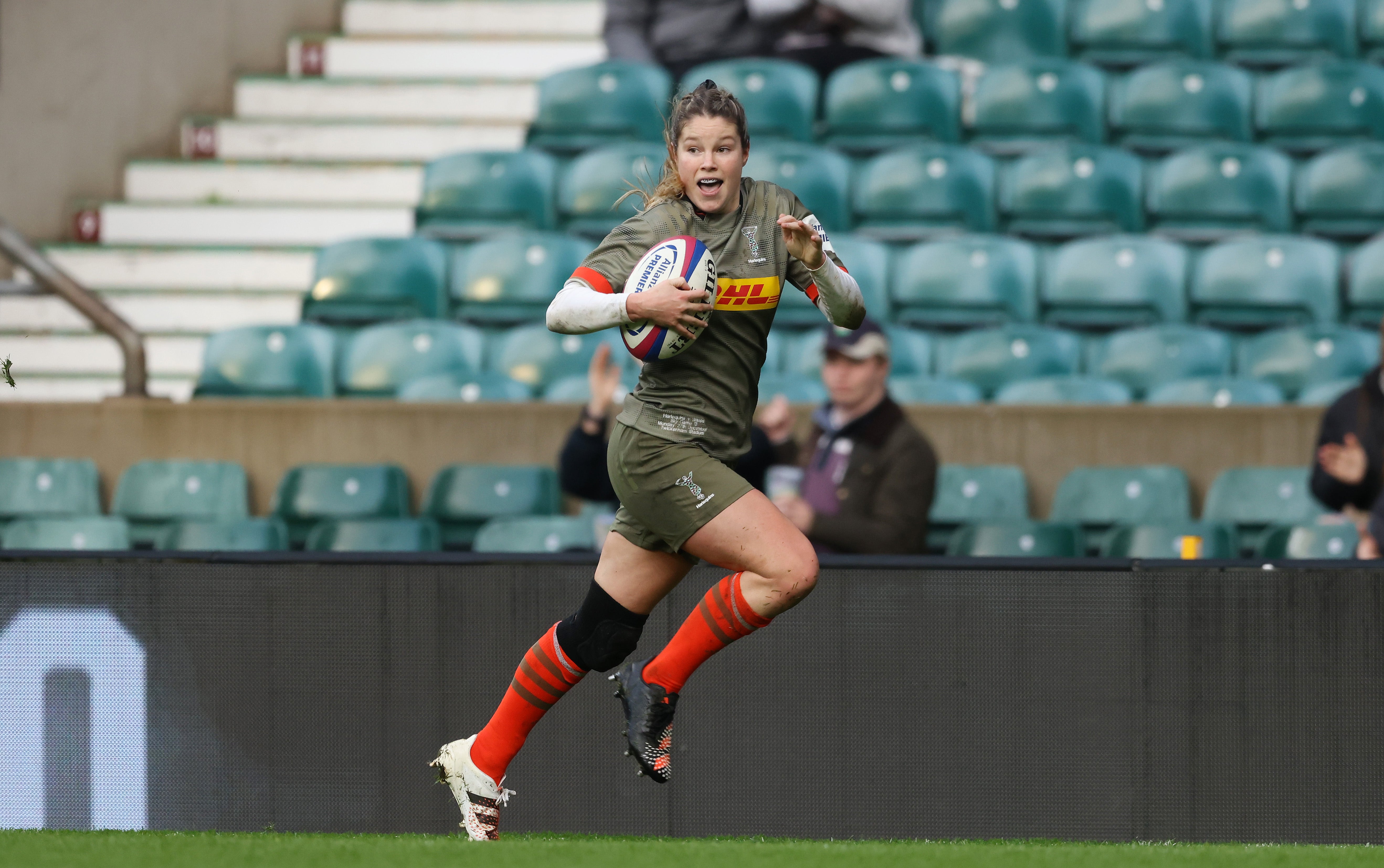 Breach scored a beautiful try at Twickenham