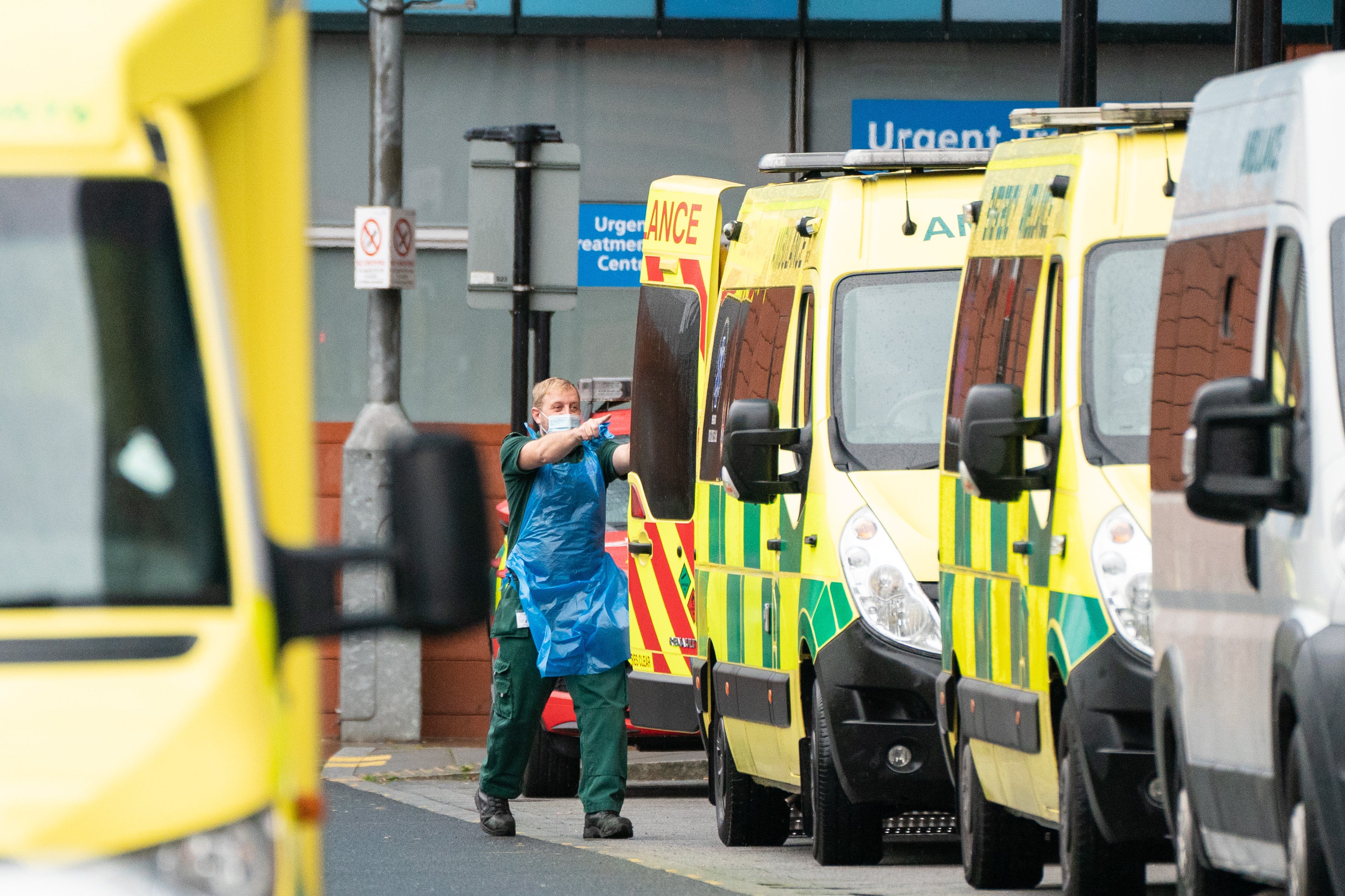 Hospital Covid cases are rising but large numbers are not requiring ventilation like during the last winter peak, says NHS Providers (Dominic Lipinski/PA)