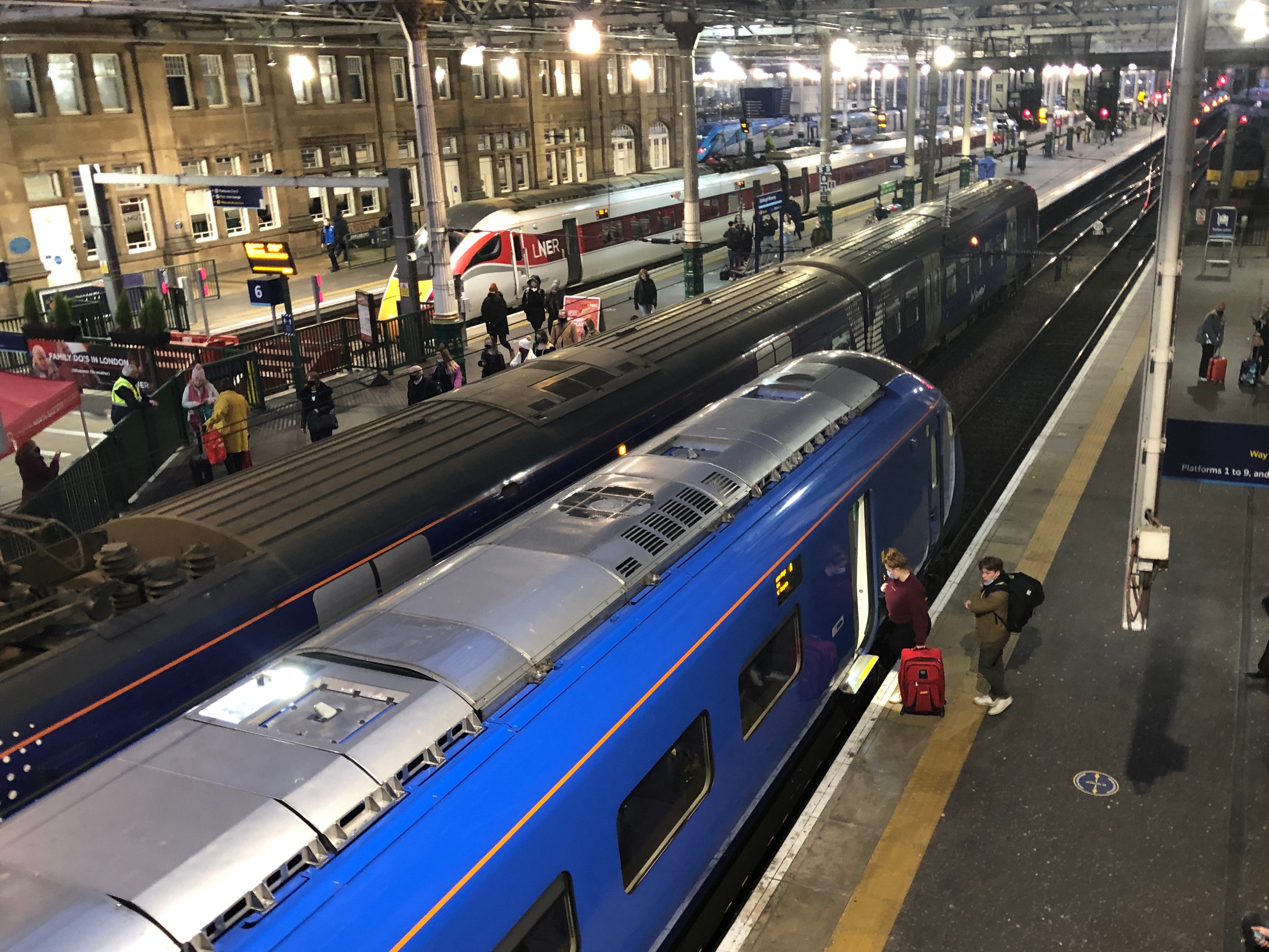 Trains are disrupted across Scotland