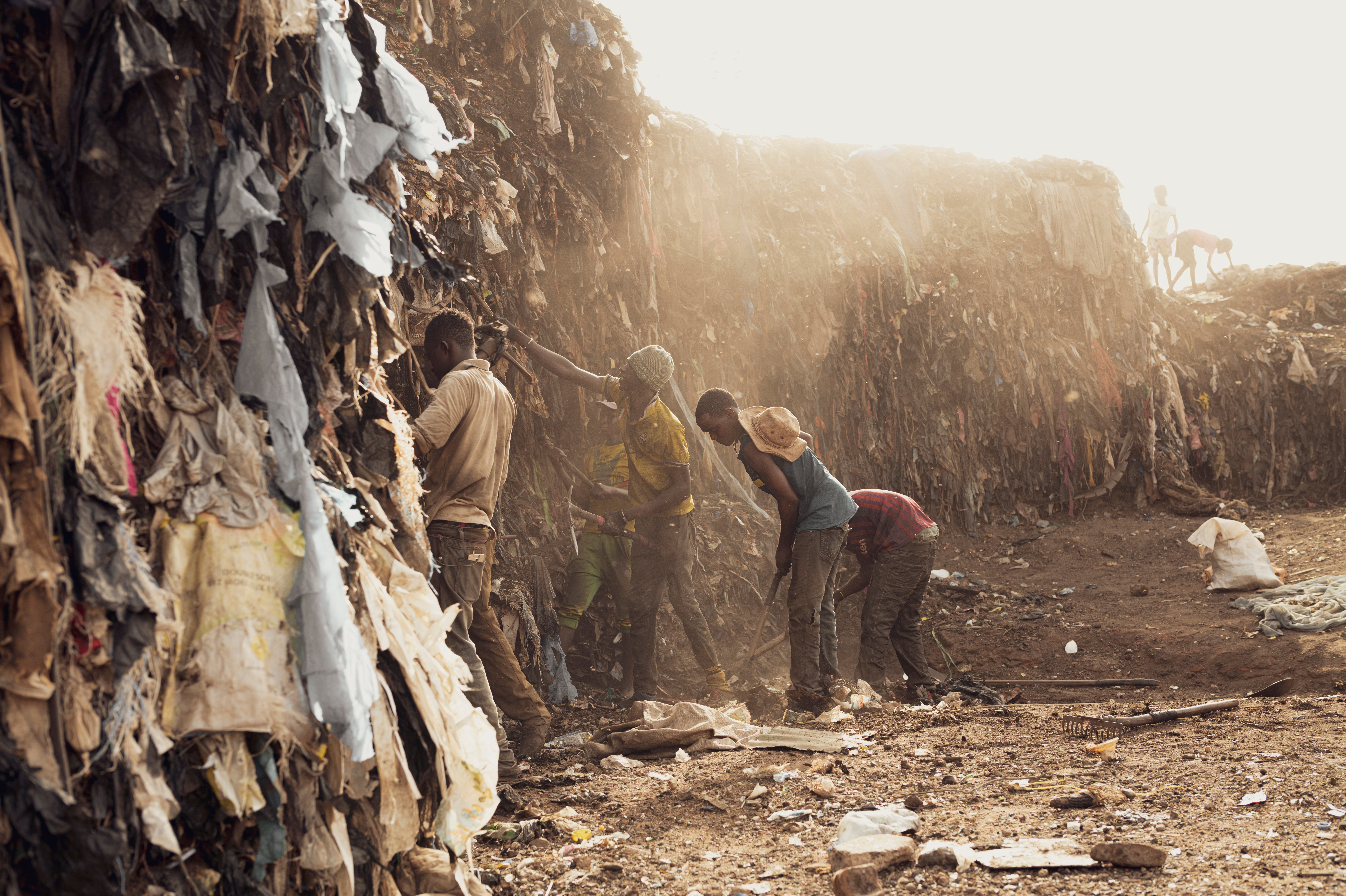 Mali’s next generation are cast off as young as three years old to pick through city rubbish tips in the capital, Bamako